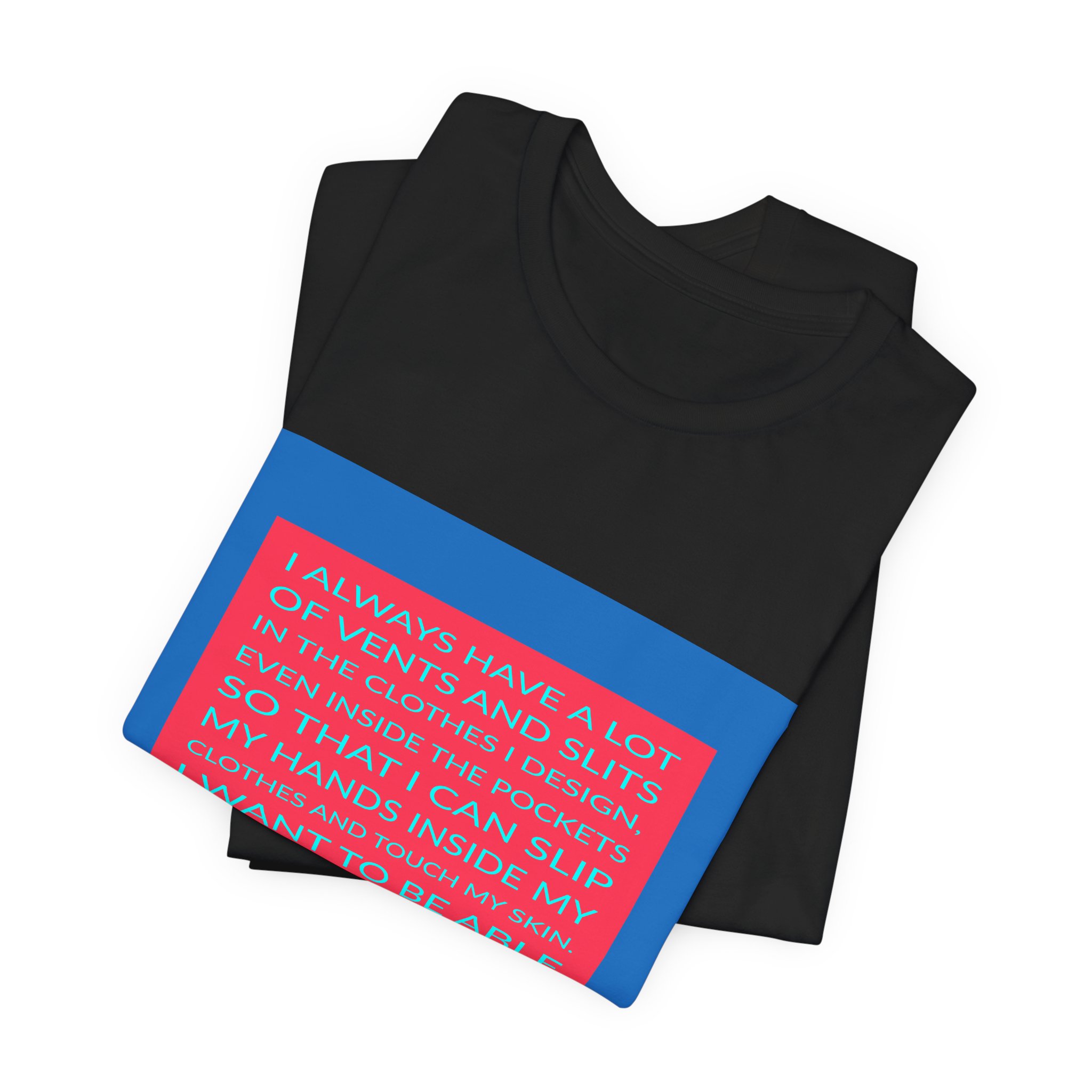 'I Always Have a Lot' — Sonia Rykiel Quote Tee | Wear Words Black-on-White Literary Tee — Classic Tee - Image 7