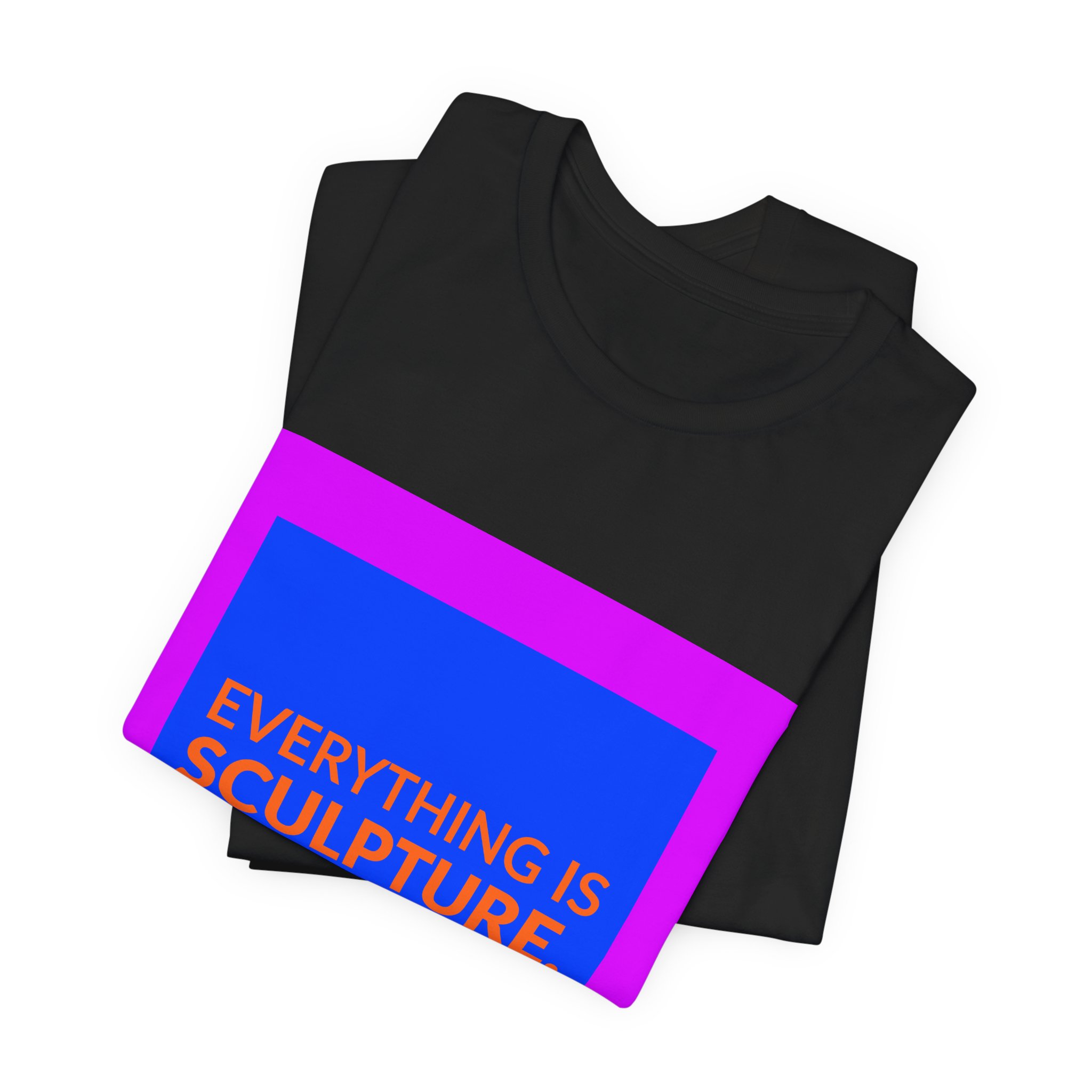 'Everything is Sculpture' — Isamu Noguchi Quote Tee | RQuéV Black-on-White Statement Shirt — Classic Tee - Image 4