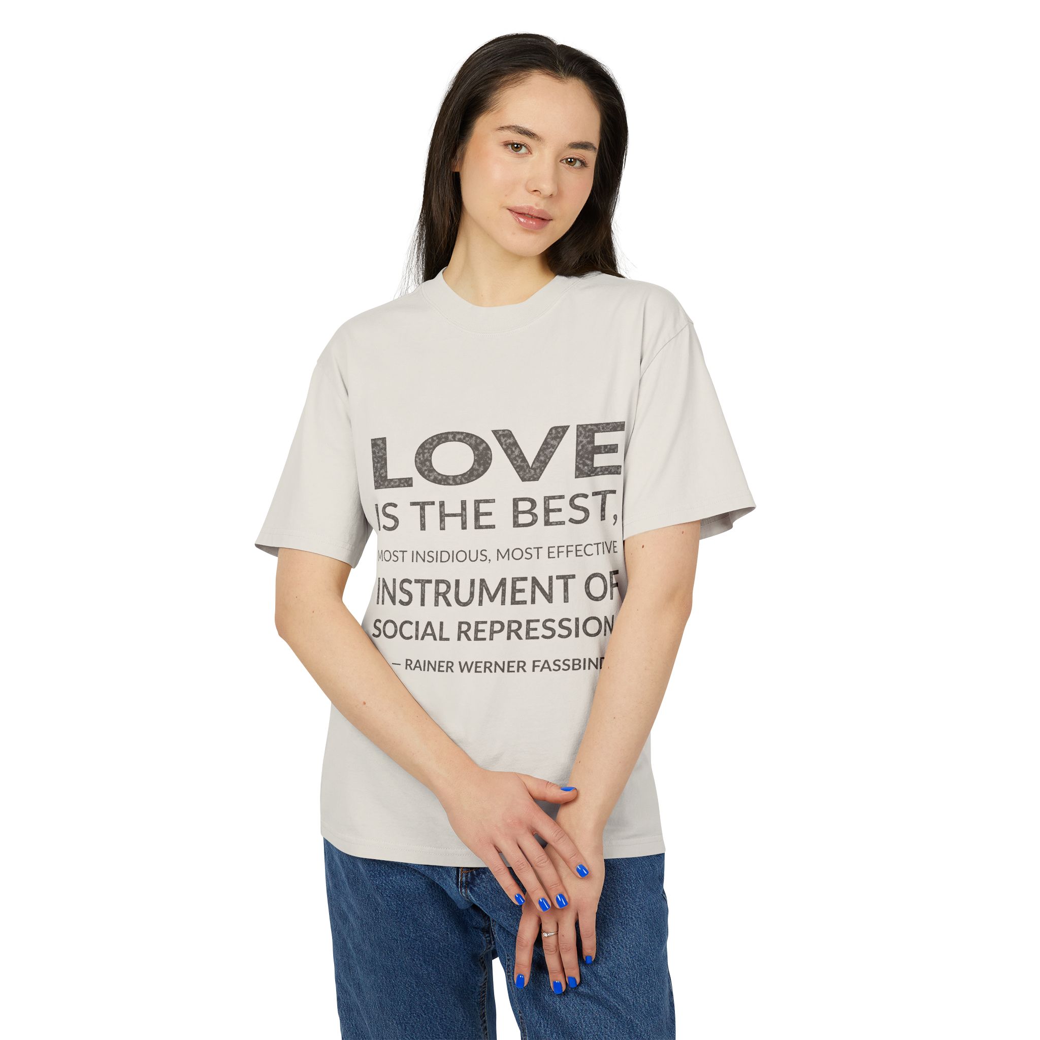 'Love is the best, most insidious, most effective instrument of social repression.' - Image 2