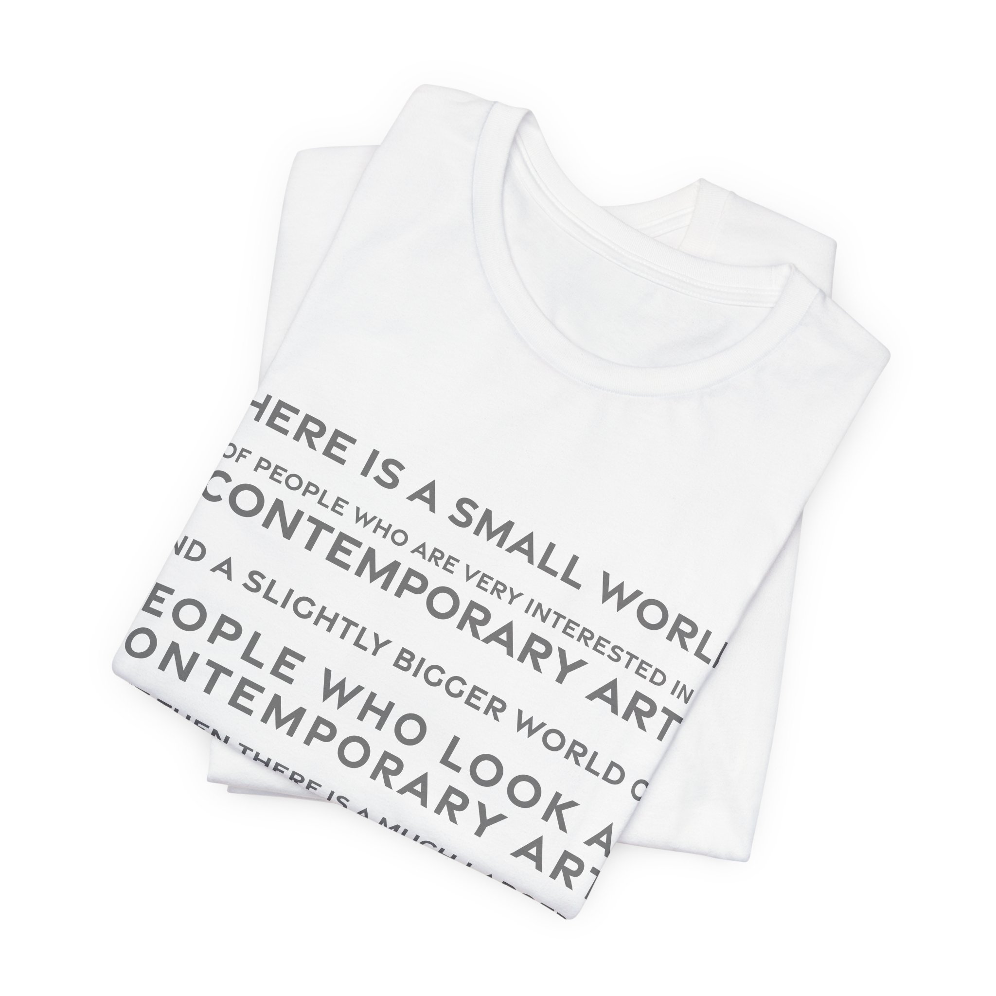 'There is a Small World' — Marc Jacobs Quote Tee | RQuéV Typographic Statement Tee — Classic Tee - Image 5
