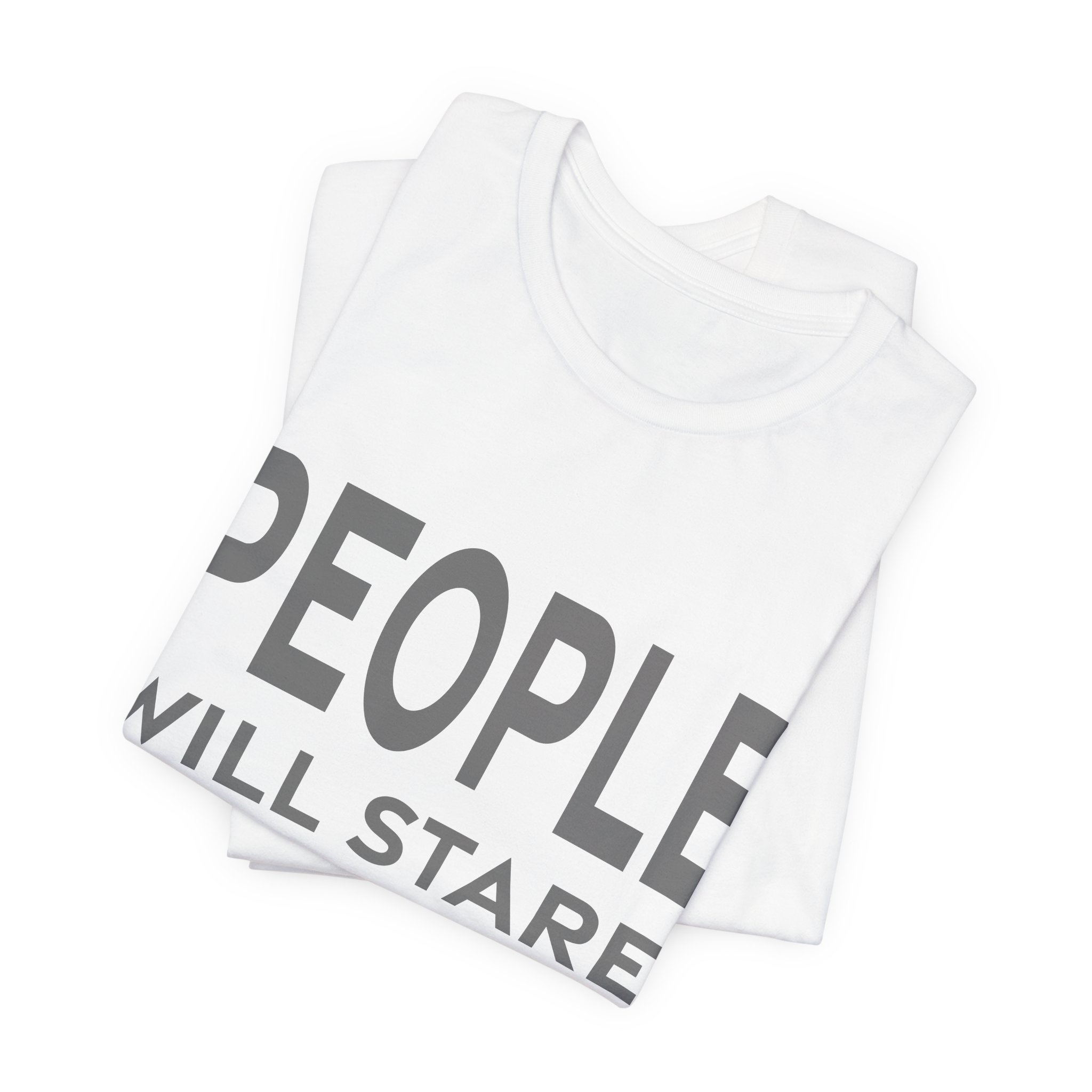 'People Will Stare' — Harry Winston Quote Tee | RQuéV Typographic Statement Tee — Classic Tee - Image 8