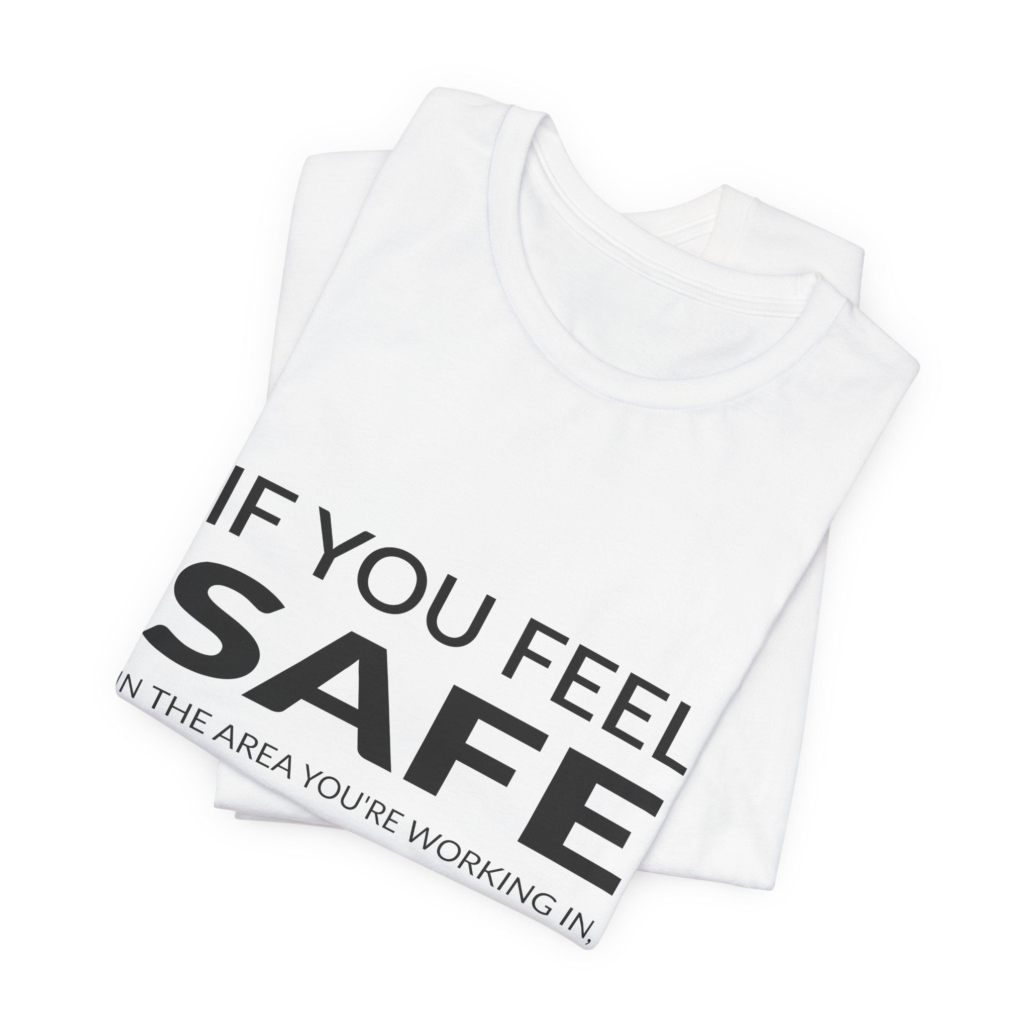'If You Feel Safe in' — David Bowie Quote Tee | RQuéV Black-on-White Statement Shirt — Classic Tee - Image 7