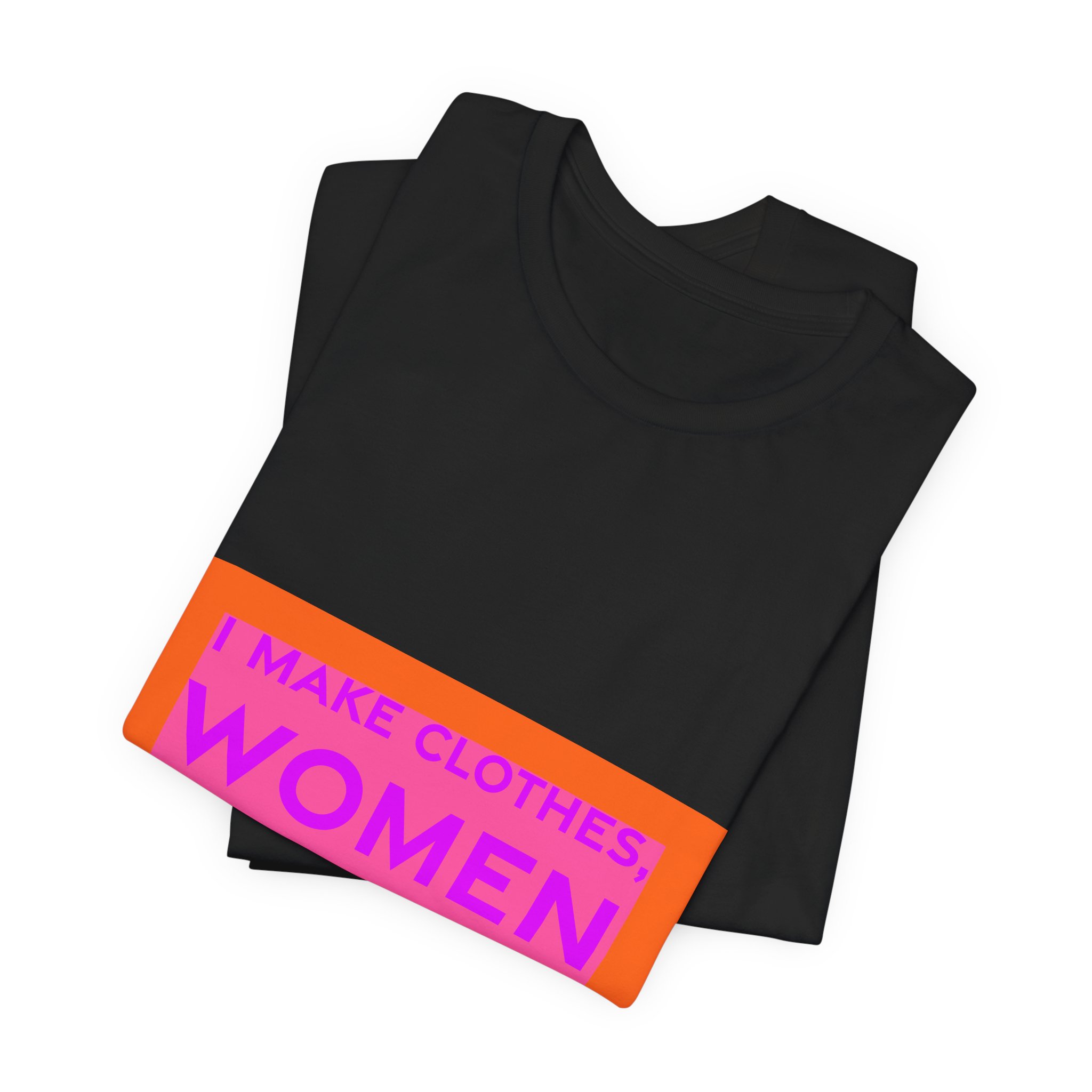 'I Make Clothes, Women Make Fashion' — Azzedine Alaïa Quote Tee | RQuéV Black-on-White Literary Tee — Classic Tee - Image 5