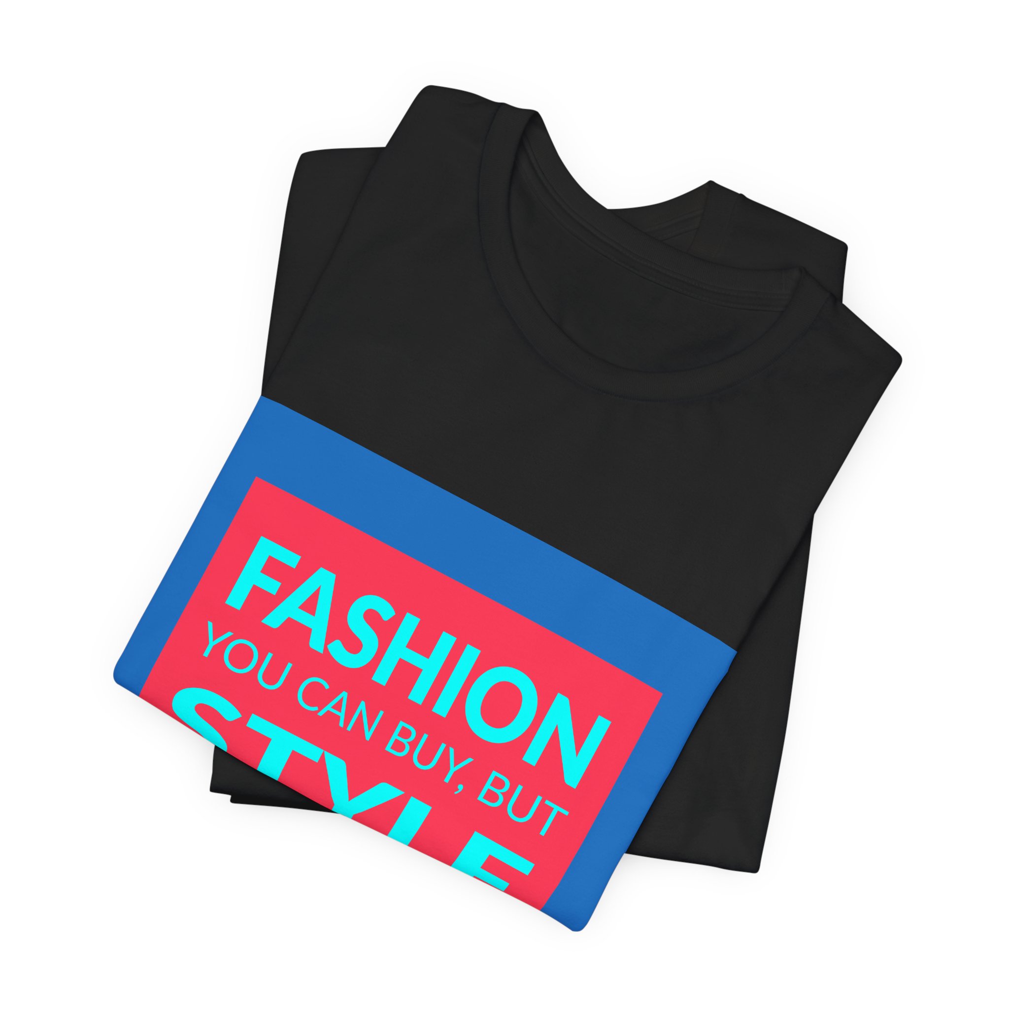 'Fashion You Can Buy, but' — Iris Apfel Quote Tee | Wear Words Black-on-White Literary Tee — Classic Tee - Image 4