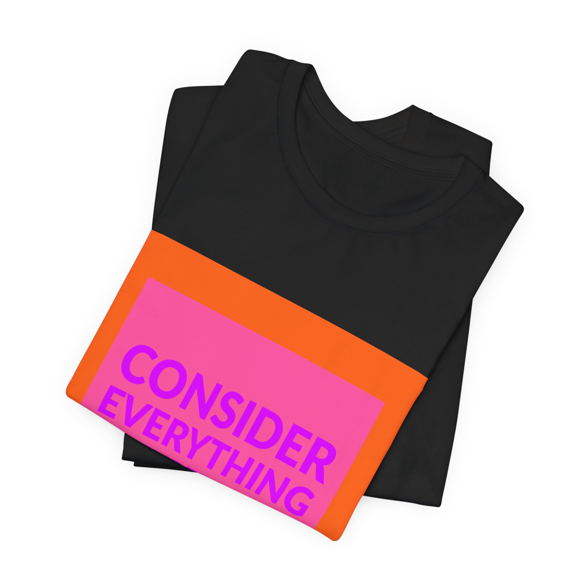 'Consider Everything an Experiment' — Sister Corita Kent Quote Tee | Wear Words Black-on-White Statement Shirt — Classic Tee - Image 2