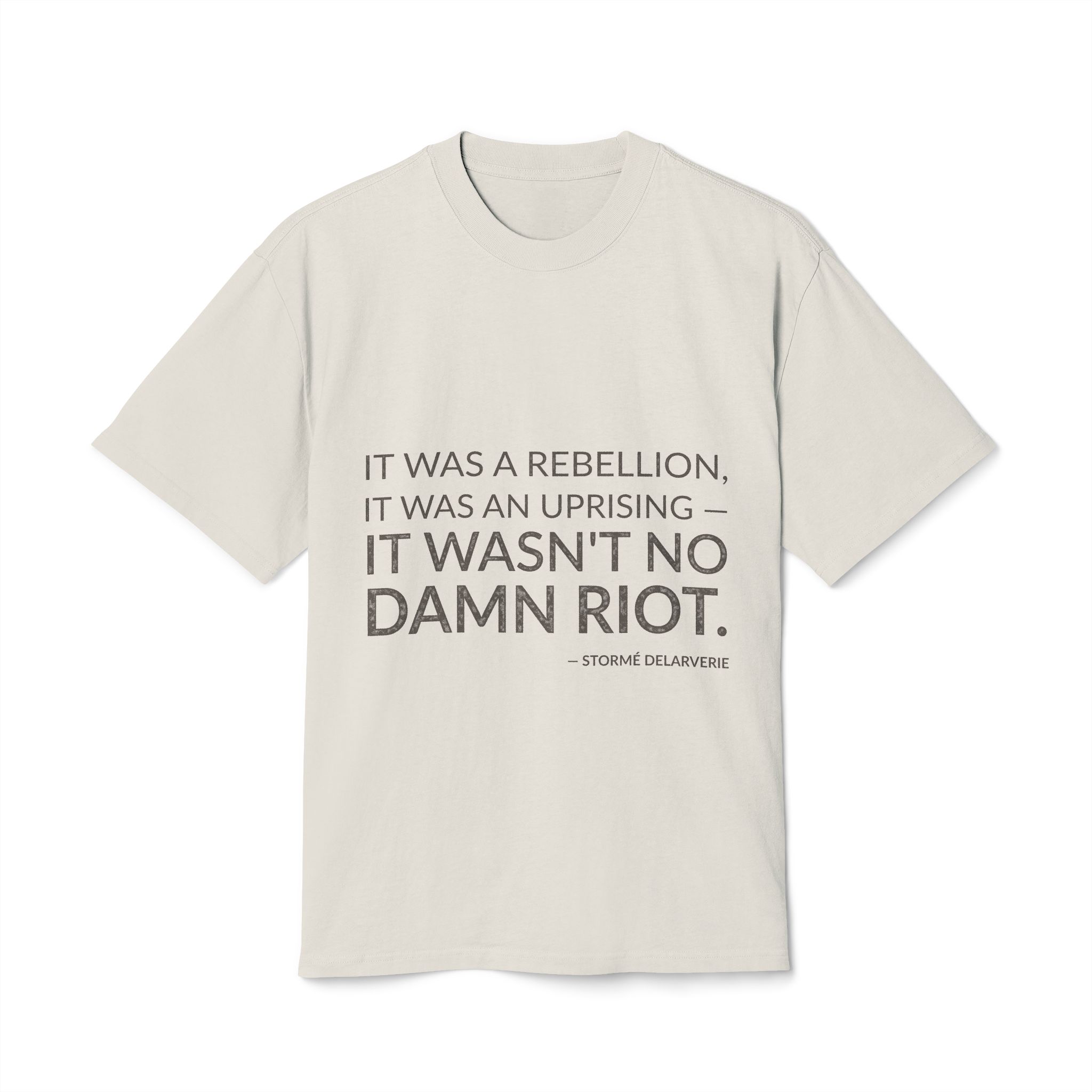 'It was a rebellion, it was an uprising — it wasn't no damn riot.'
