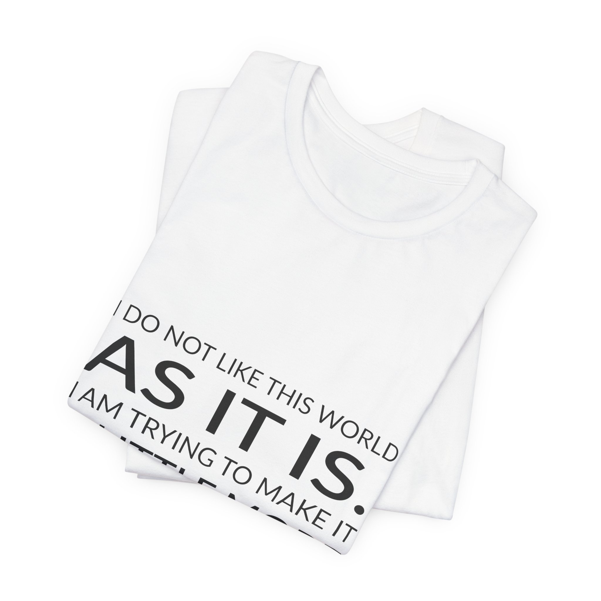 'I Do Not Like This' — Helen Keller Quote Tee | RQuéV Typographic Statement Tee — Classic Tee - Image 5