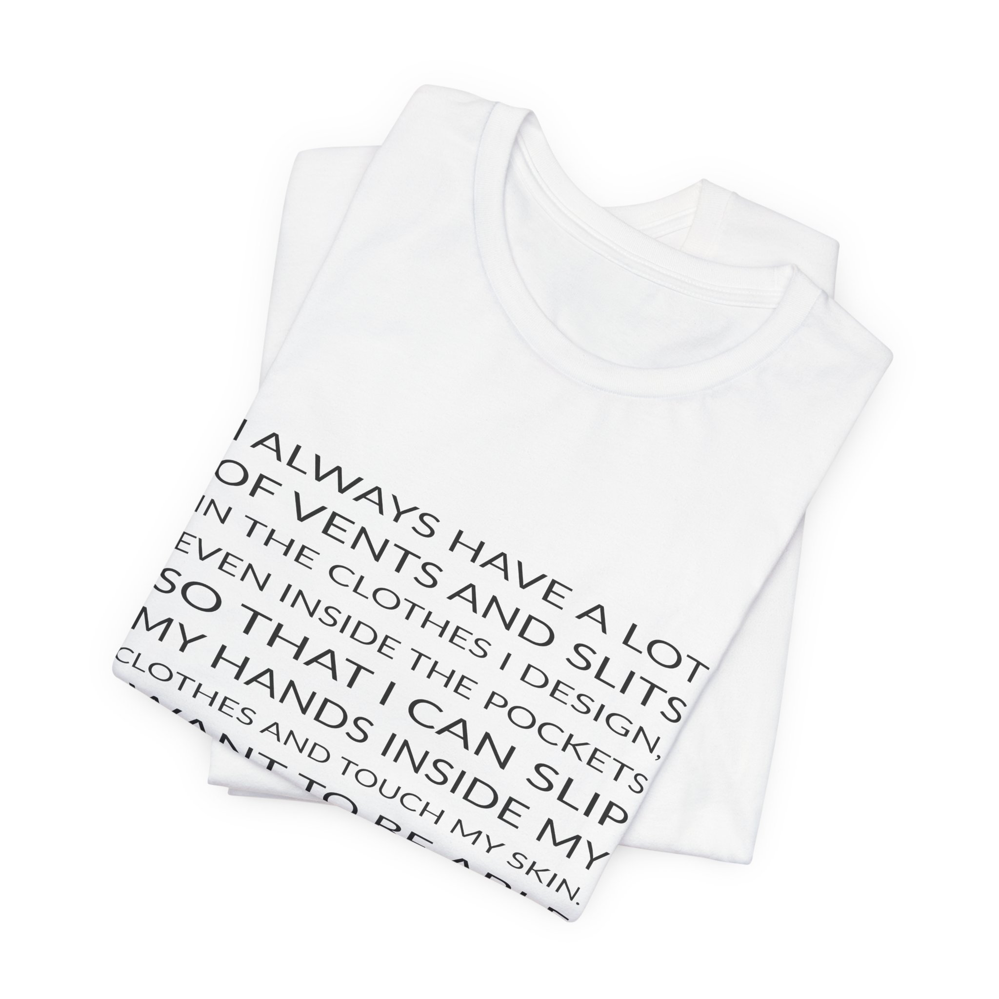 'I Always Have a Lot' — Sonia Rykiel Quote Tee | Wear Words Black-on-White Literary Tee — Classic Tee - Image 4
