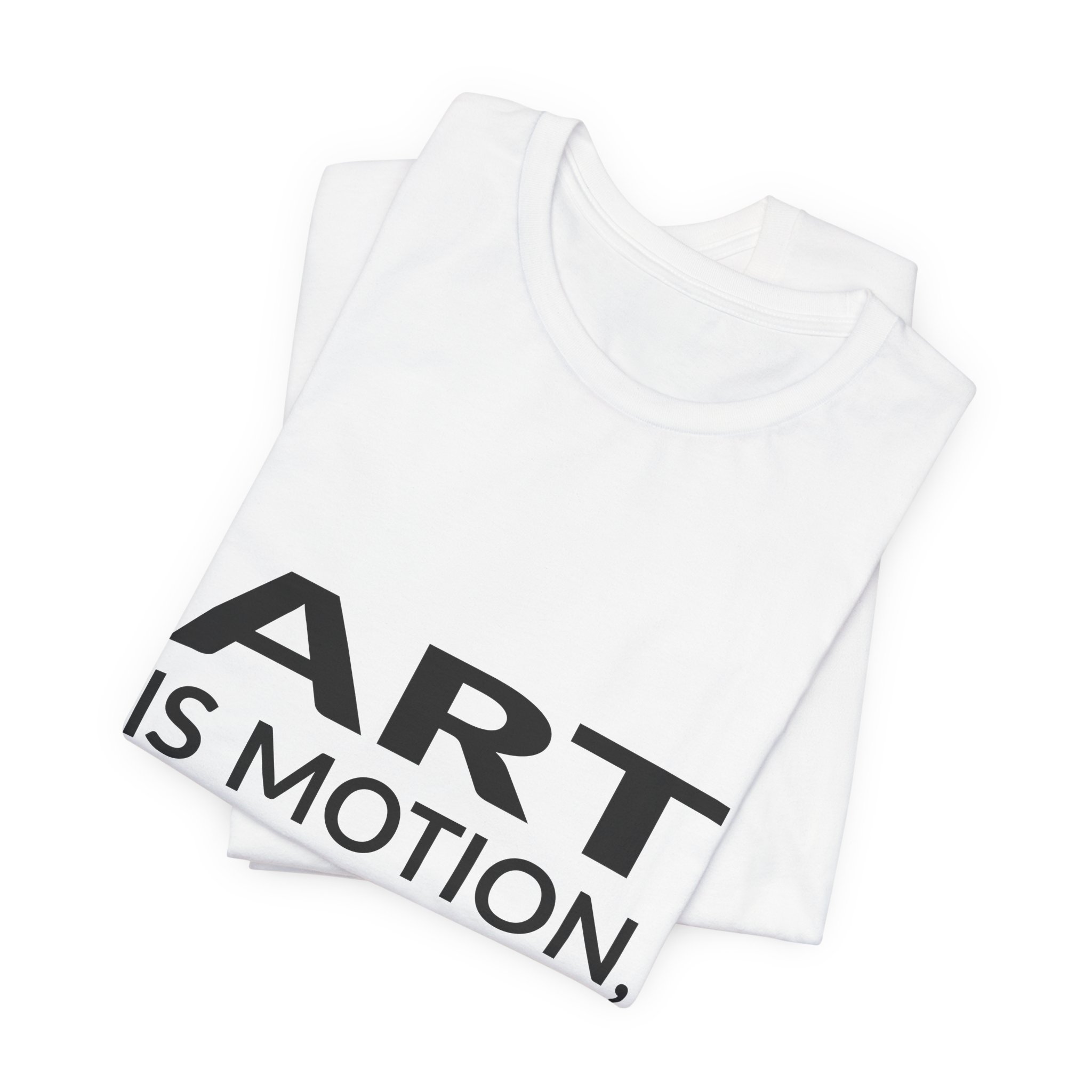 'Art is Motion, Not Emotion' — Alwin Nikolais Quote Tee | Wear Words Black-on-White Literary Tee — Classic Tee - Image 7