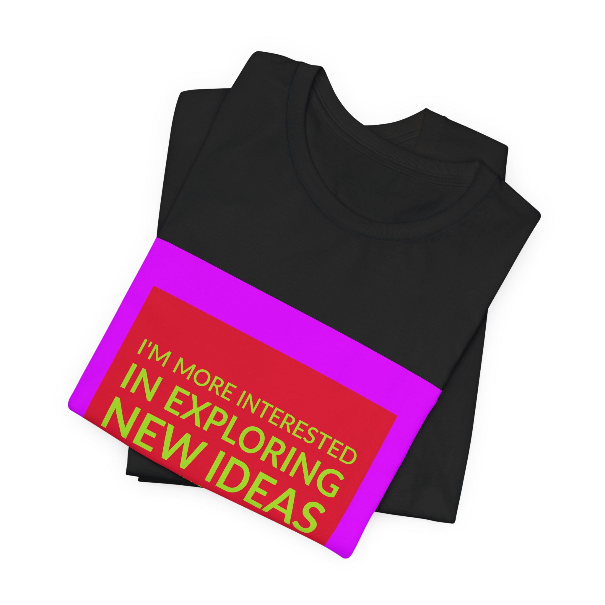 'I'm More Interested in Exploring' — Phoebe Philo Quote Tee | Wear Words Black-on-White Literary Tee — Classic Tee - Image 3