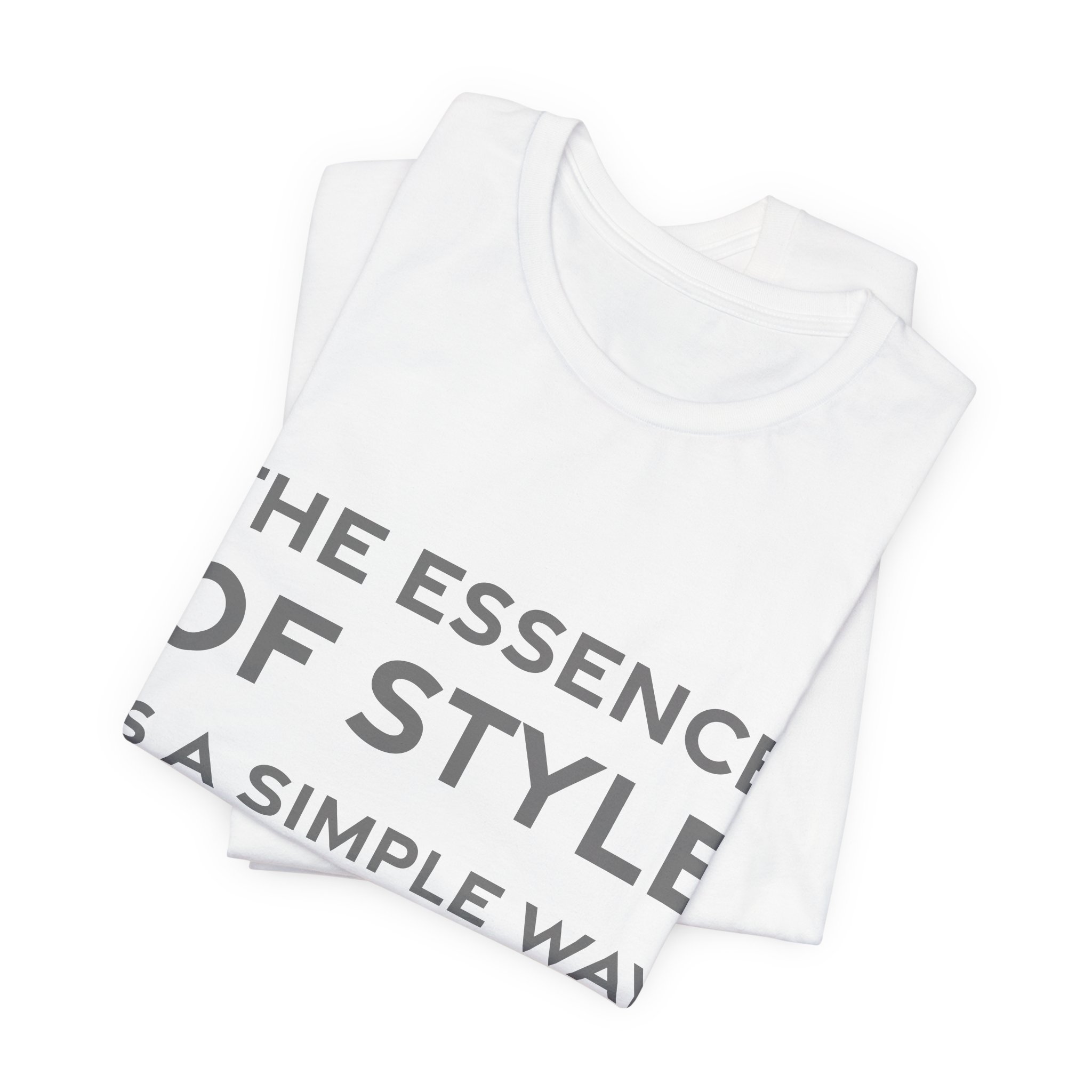 'The Essence of Style is' — Giorgio Armani Quote Tee | RQuéV Black-on-White Statement Shirt — Classic Tee - Image 8