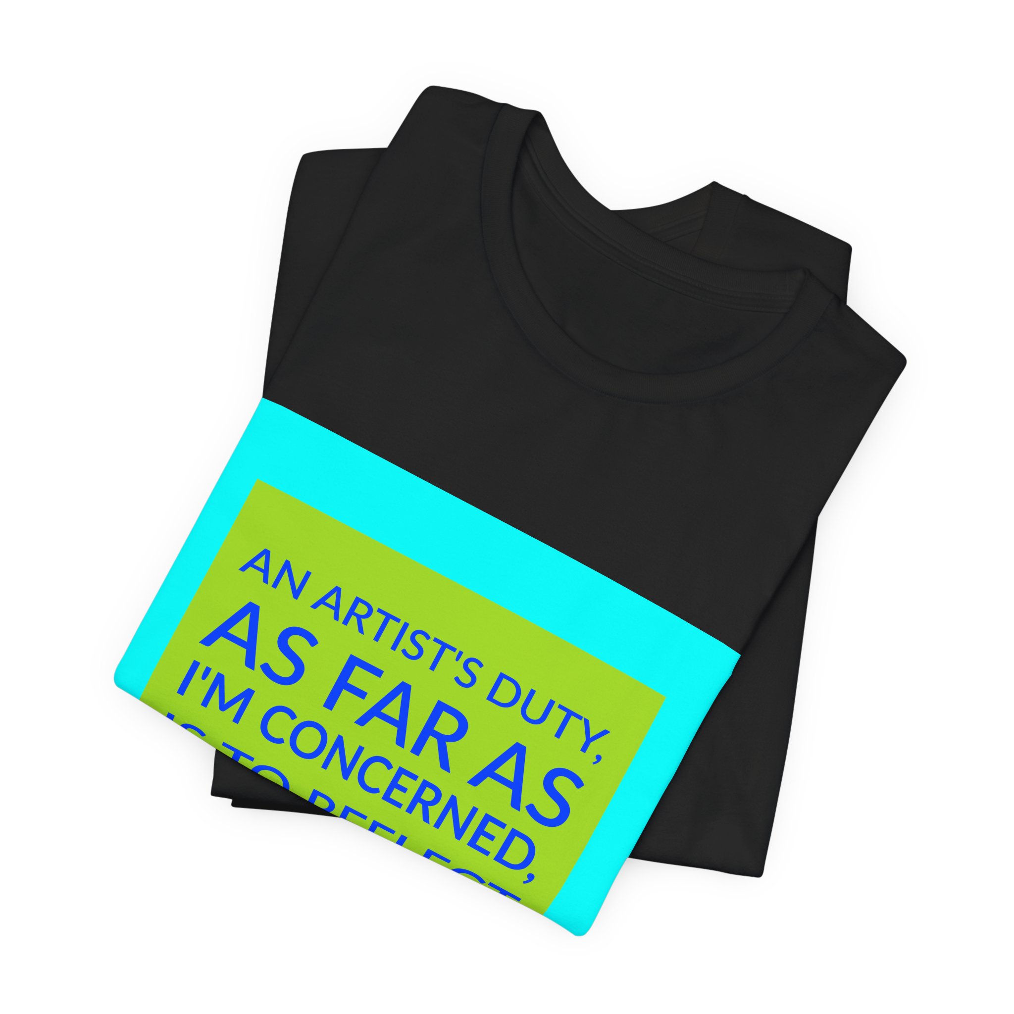'An Artist's Duty, as Far' — Nina Simone Quote Tee | RQuéV Typographic Statement Tee — Classic Tee - Image 6