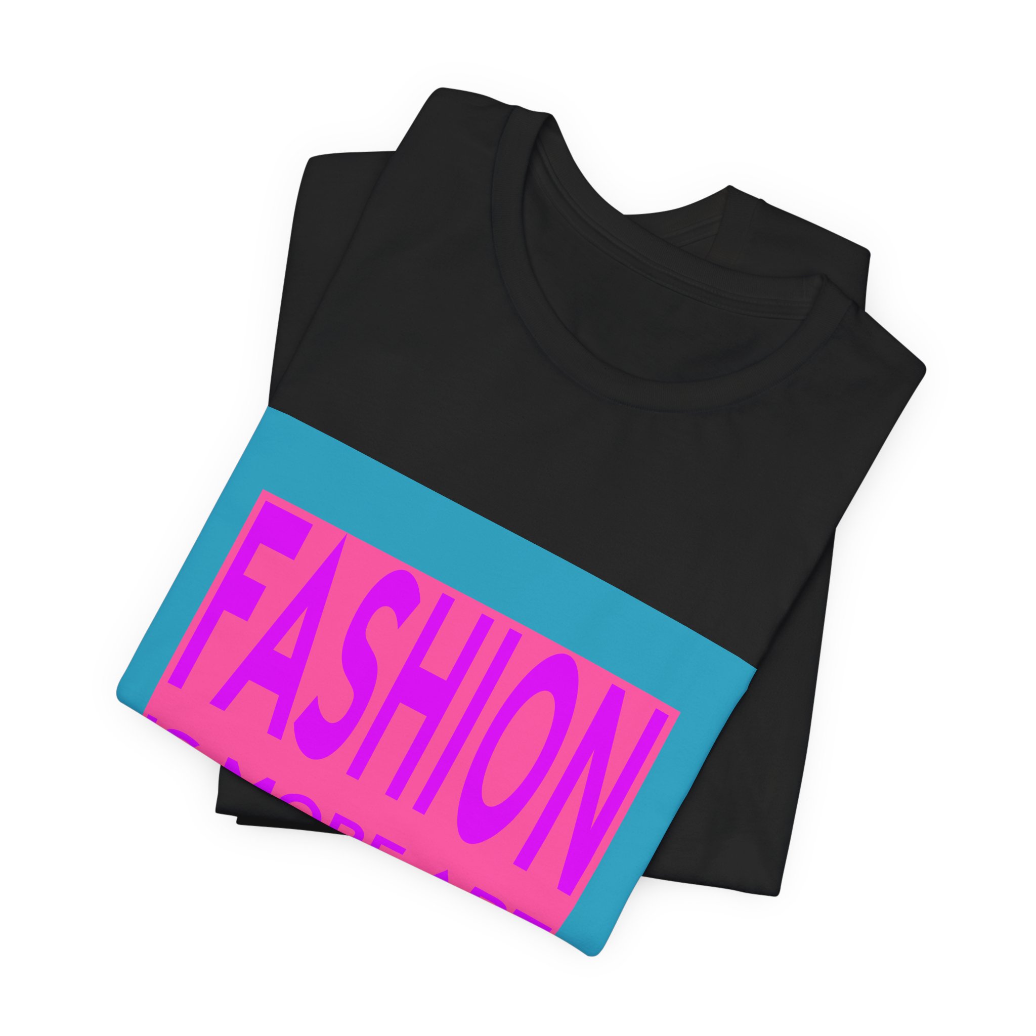 'Fashion is More Art Than Art is' — Andy Warhol Quote Tee | RQuéV Black-on-White Statement Shirt — Classic Tee - Image 8