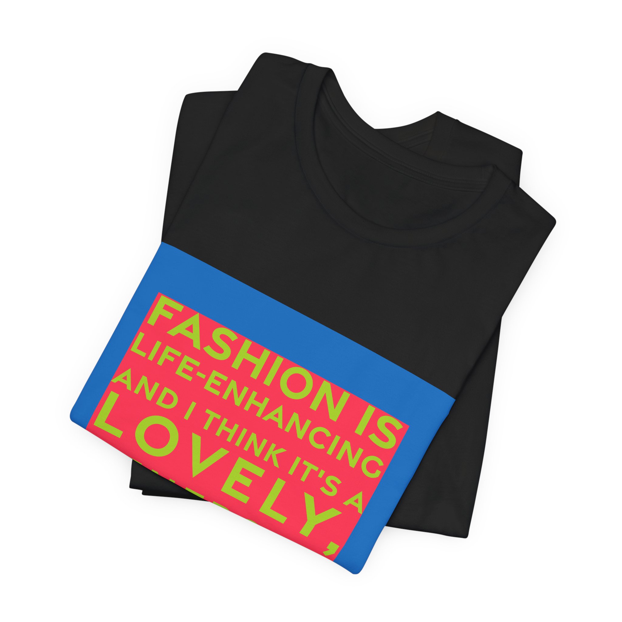 'Fashion is Life-enhancing and I' — Vivienne Westwood Quote Tee | RQuéV Black-on-White Statement Shirt — Classic Tee - Image 8