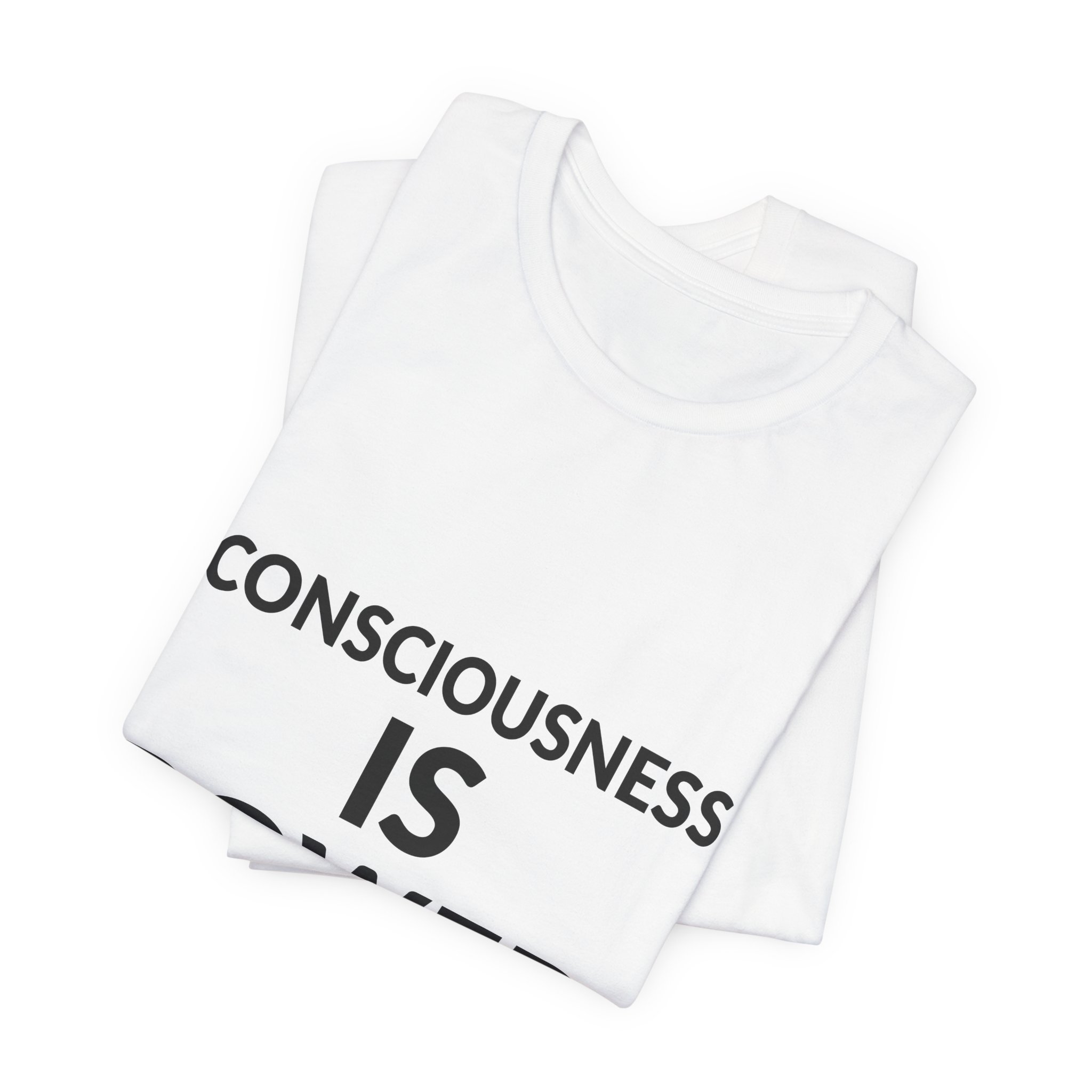 'Consciousness is Power' — Yuri Kochiyama Quote Tee | RQuéV Black-on-White Statement Shirt — Classic Tee - Image 4
