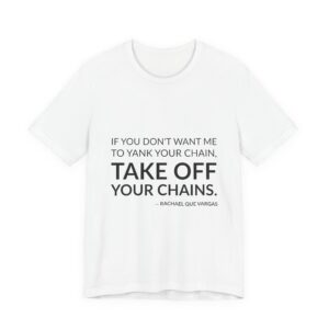 'If You Don't Want Me' — Rachael Que Vargas Quote Tee | RQuéV Black-on-White Literary Tee — Classic Tee