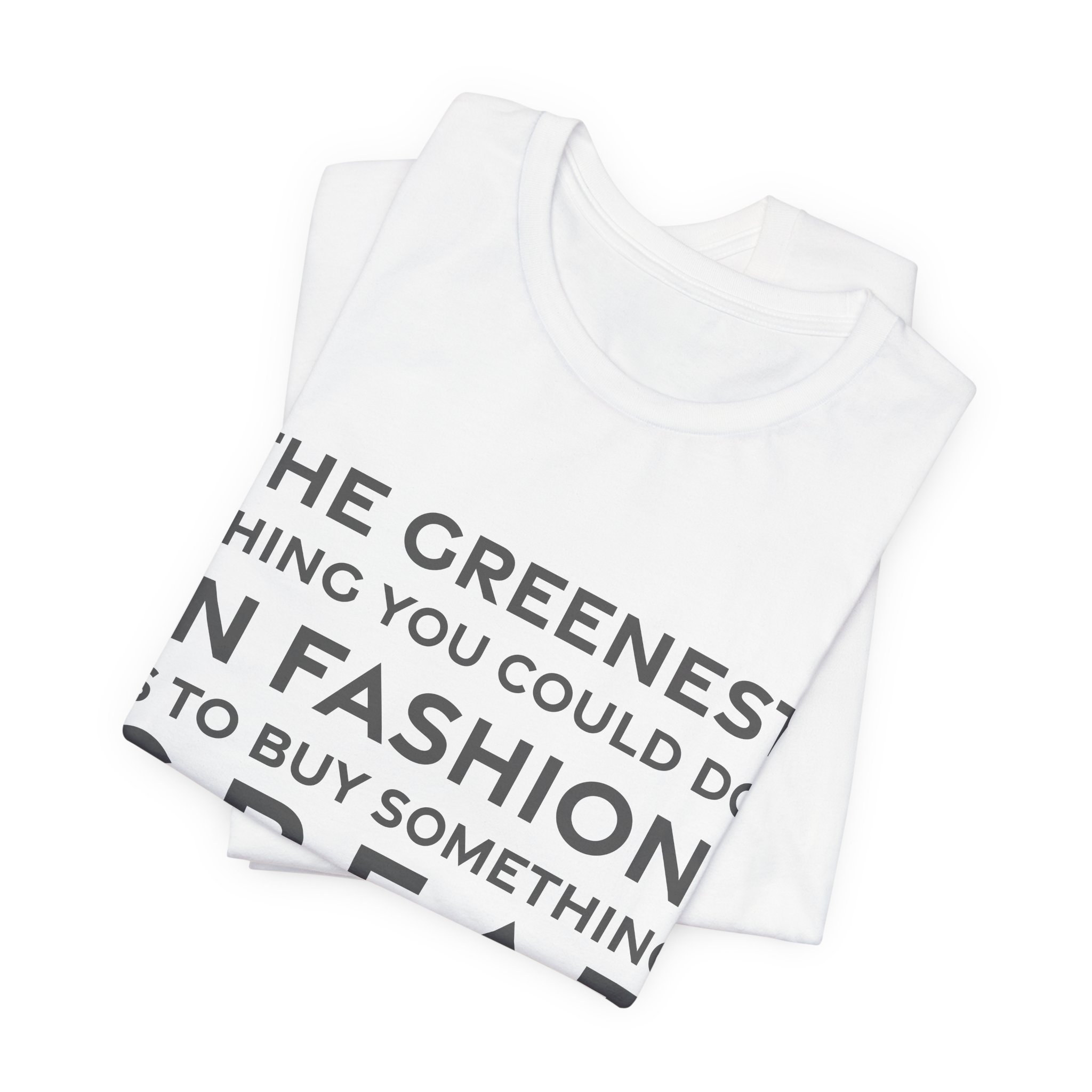 'The Greenest Thing You Could' — Michael Kors Quote Tee | RQuéV Black-on-White Statement Shirt — Classic Tee - Image 5