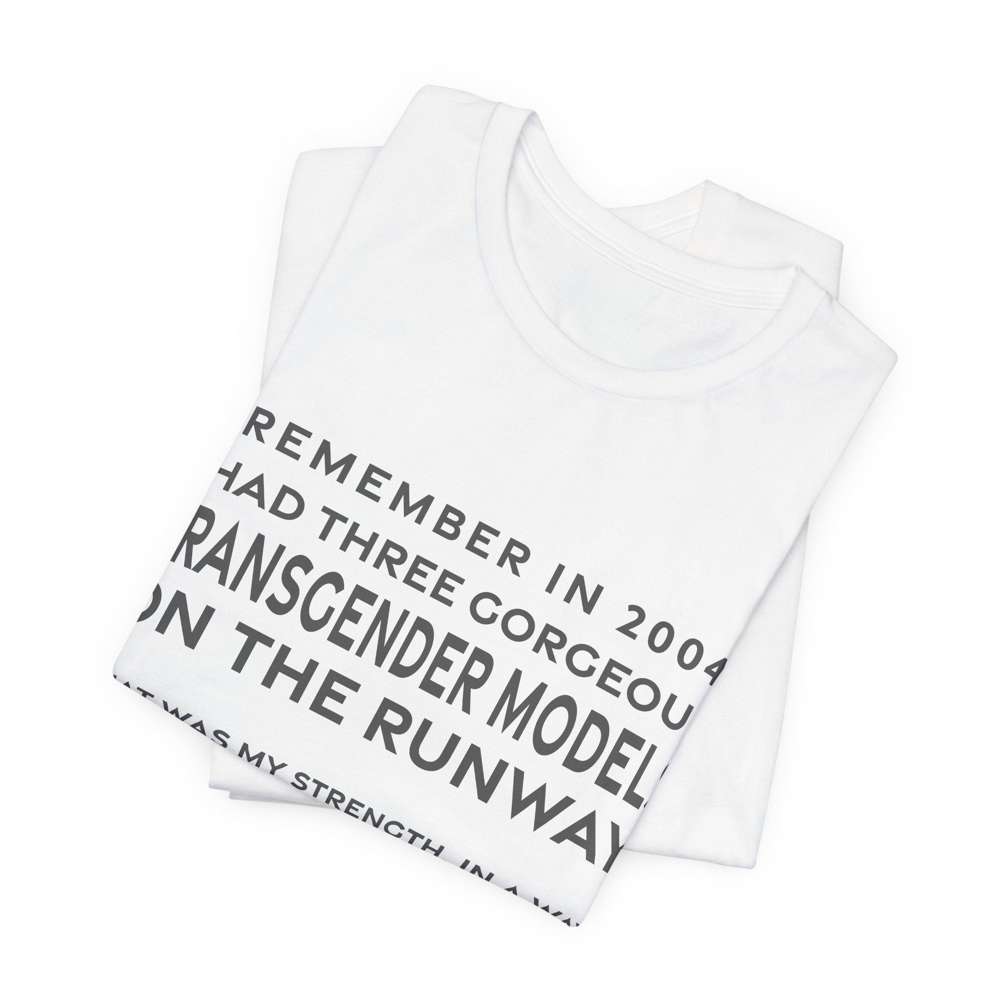 'I Remember in 2004, I' — Betsey Johnson Quote Tee | RQuéV Typographic Statement Tee — Classic Tee - Image 7