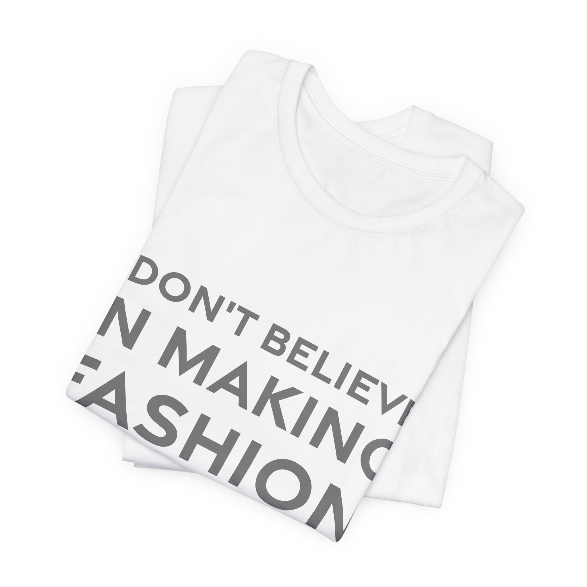 'I Don't Believe in Making Fashion Difficult' — Phoebe Philo Quote Tee | RQuéV Typographic Statement Tee — Classic Tee - Image 8