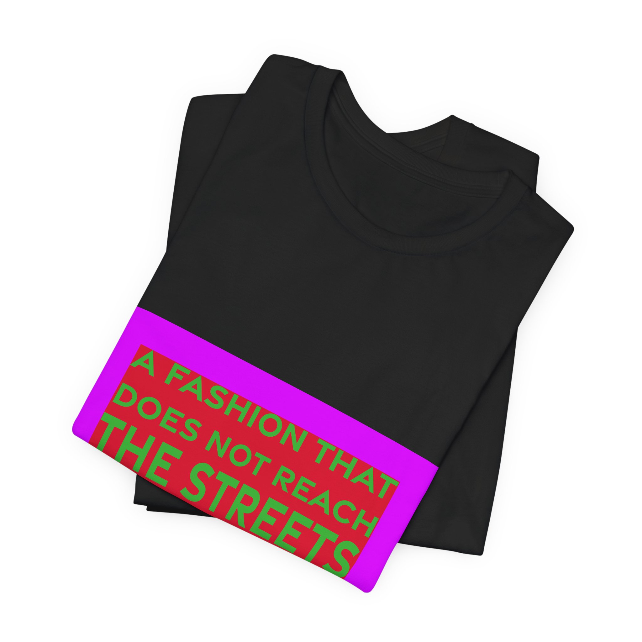 'A Fashion That Does Not' — Coco Chanel Quote Tee | RQuéV Black-on-White Statement Shirt — Classic Tee - Image 4