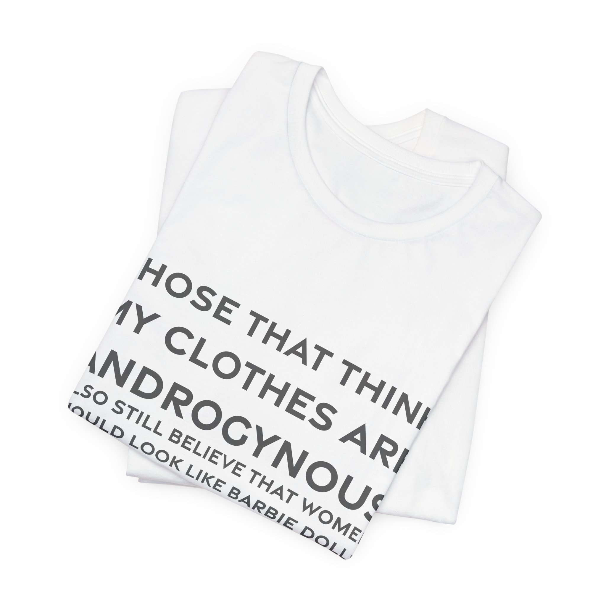 'Those That Think My Clothes' — Ann Demeulemeester Quote Tee | RQuéV Black-on-White Literary Tee — Classic Tee - Image 5