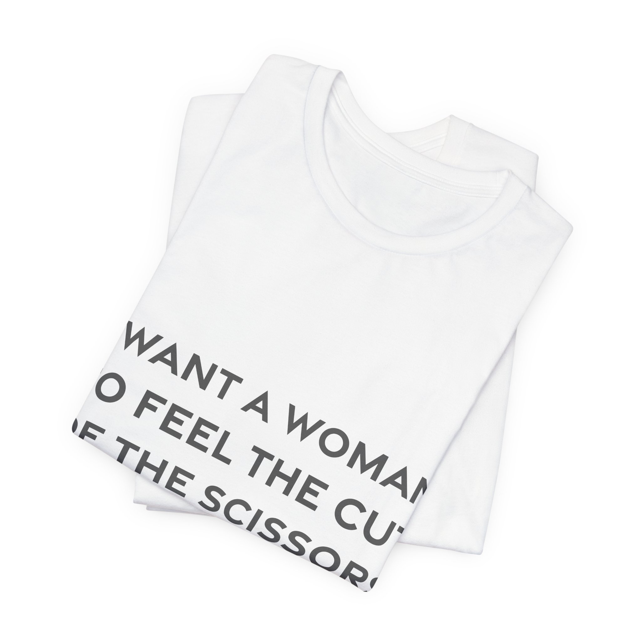 'I Want a Woman to' — Giambattista Valli Quote Tee | RQuéV Black-on-White Statement Shirt — Classic Tee - Image 4