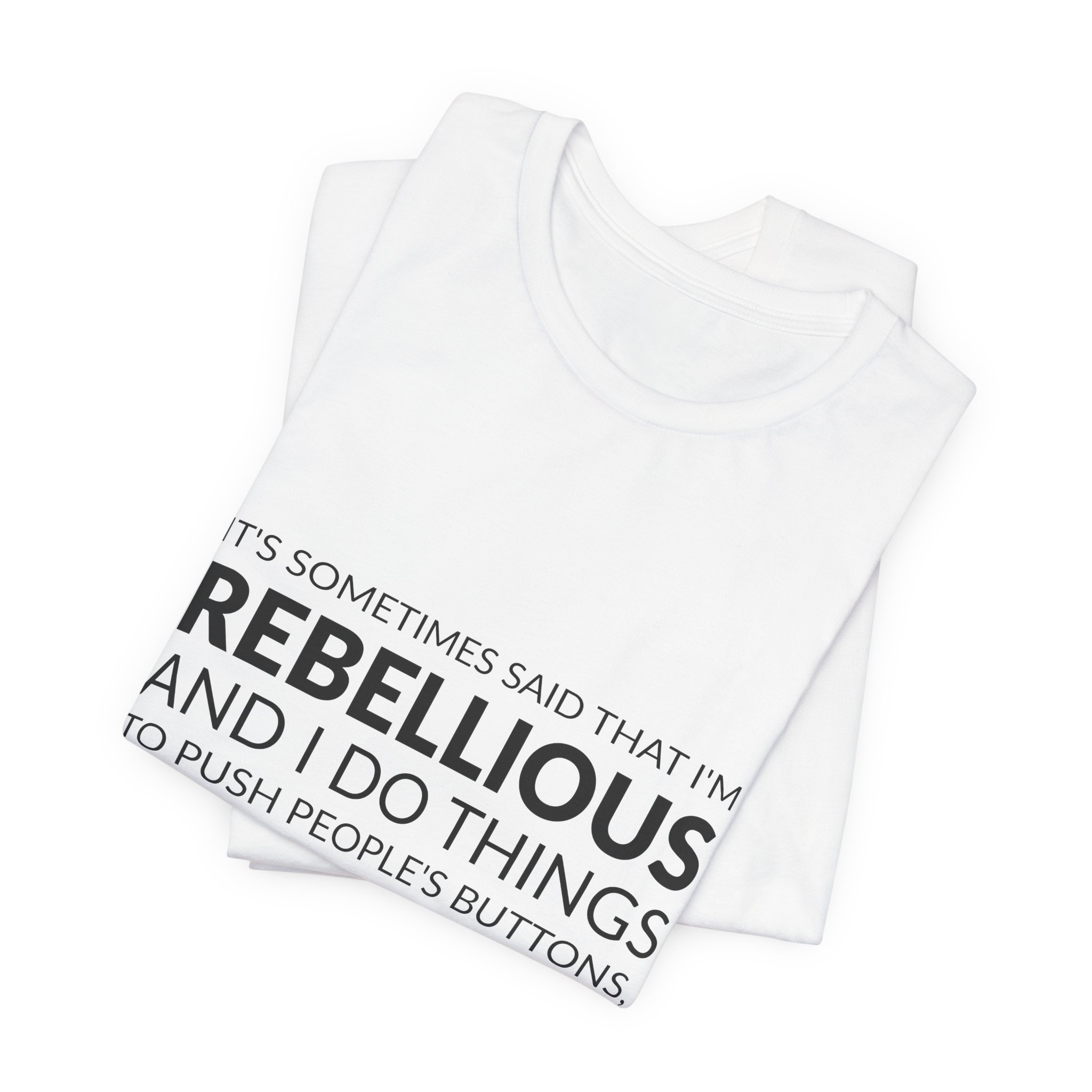 'It's Sometimes Said That I'm' — Marc Jacobs Quote Tee | Wear Words Black-on-White Literary Tee — Classic Tee - Image 5