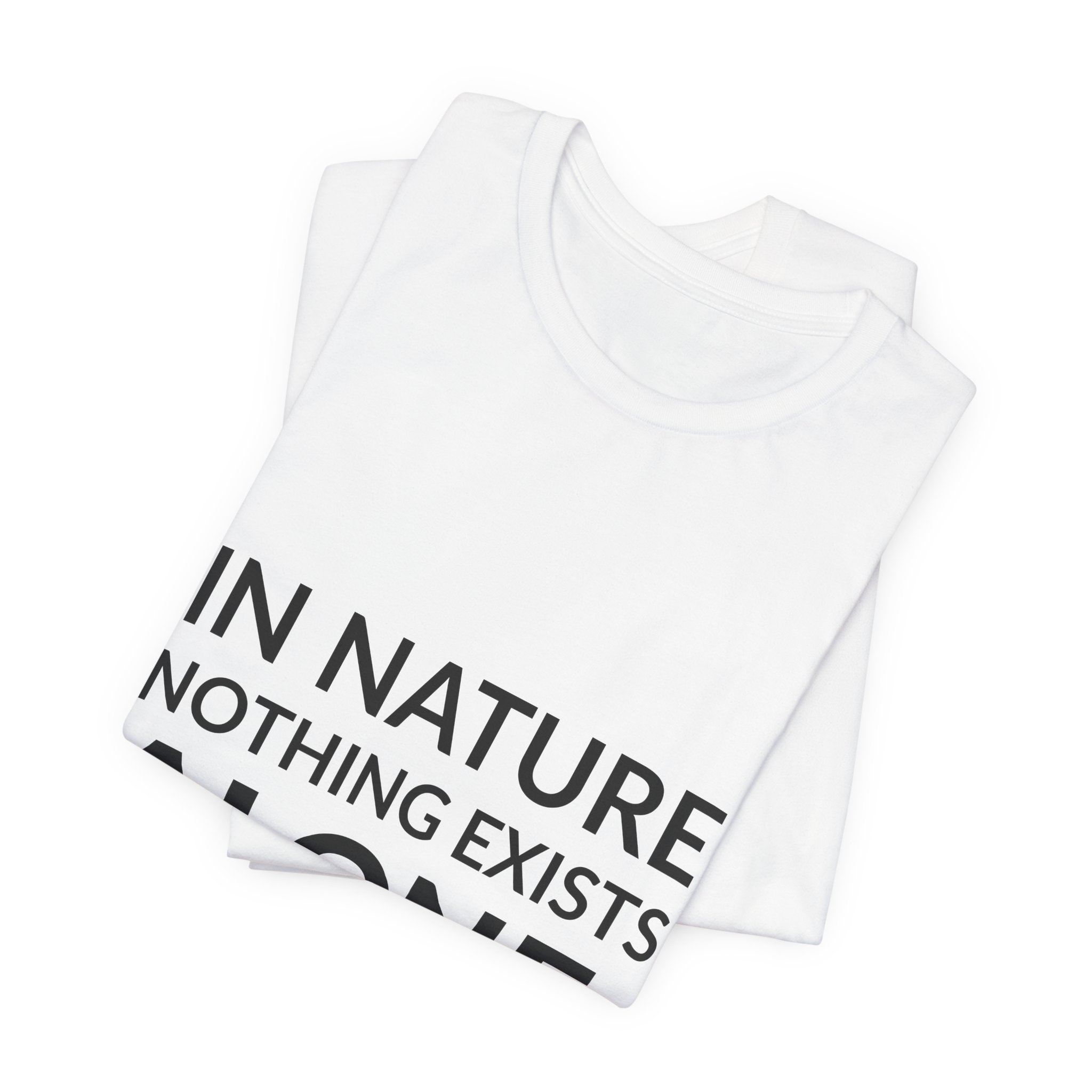 'In Nature Nothing Exists Alone' — Rachel Carson Quote Tee | Wear Words Black-on-White Statement Shirt — Classic Tee - Image 2