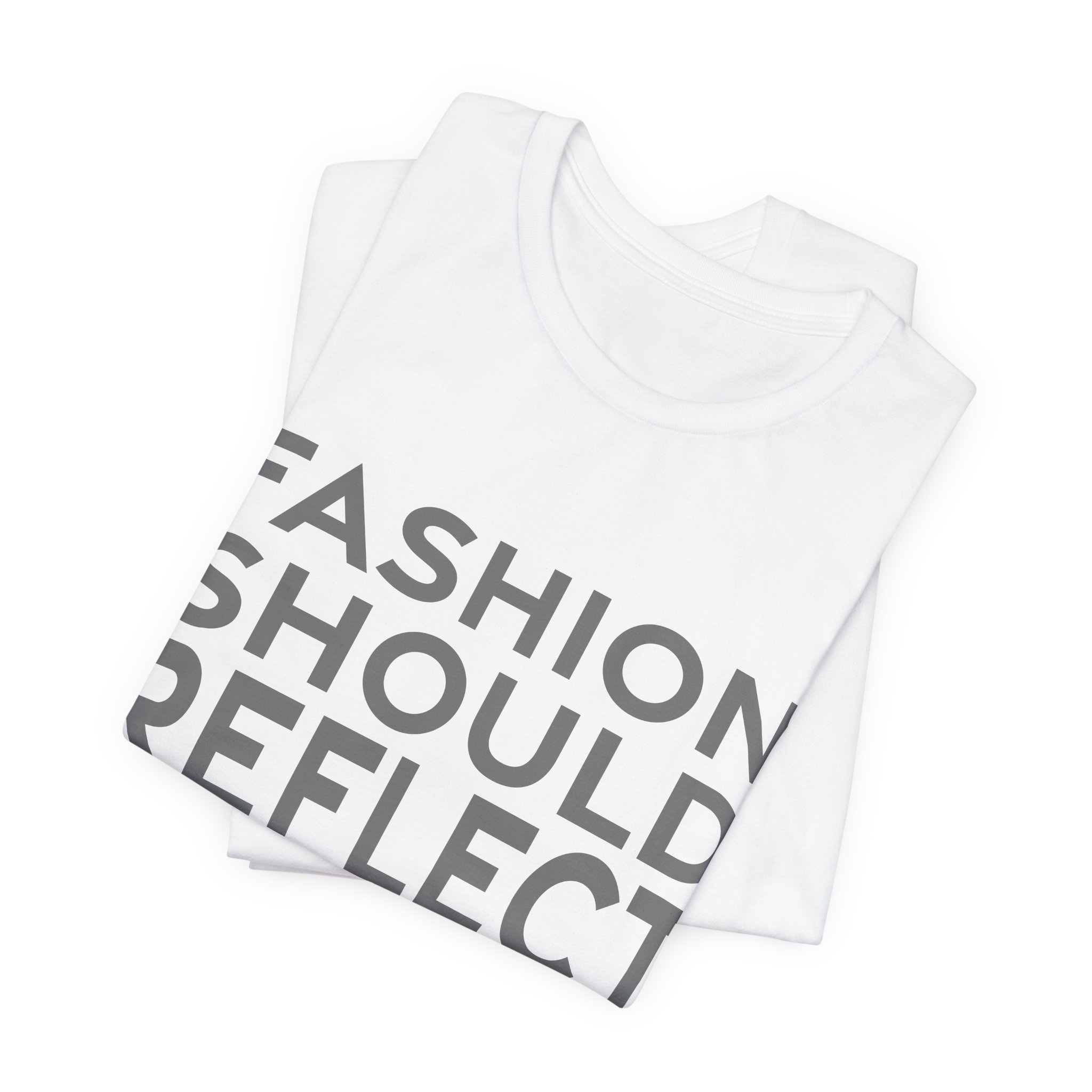 'Fashion Should Reflect the Times' — Phoebe Philo Quote Tee | RQuéV Black-on-White Literary Tee — Classic Tee - Image 5