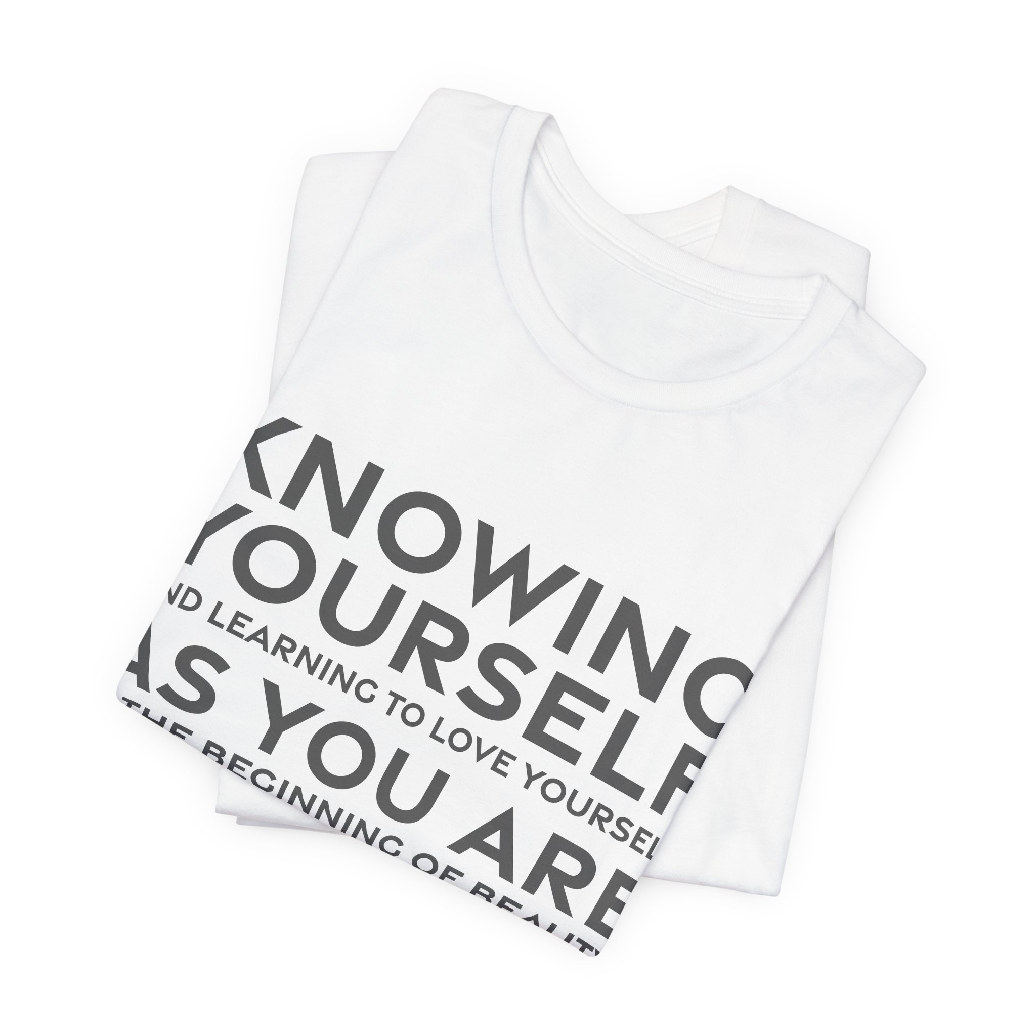 'Knowing Yourself and Learning to' — Sonia Rykiel Quote Tee | RQuéV Black-on-White Literary Tee — Classic Tee - Image 7