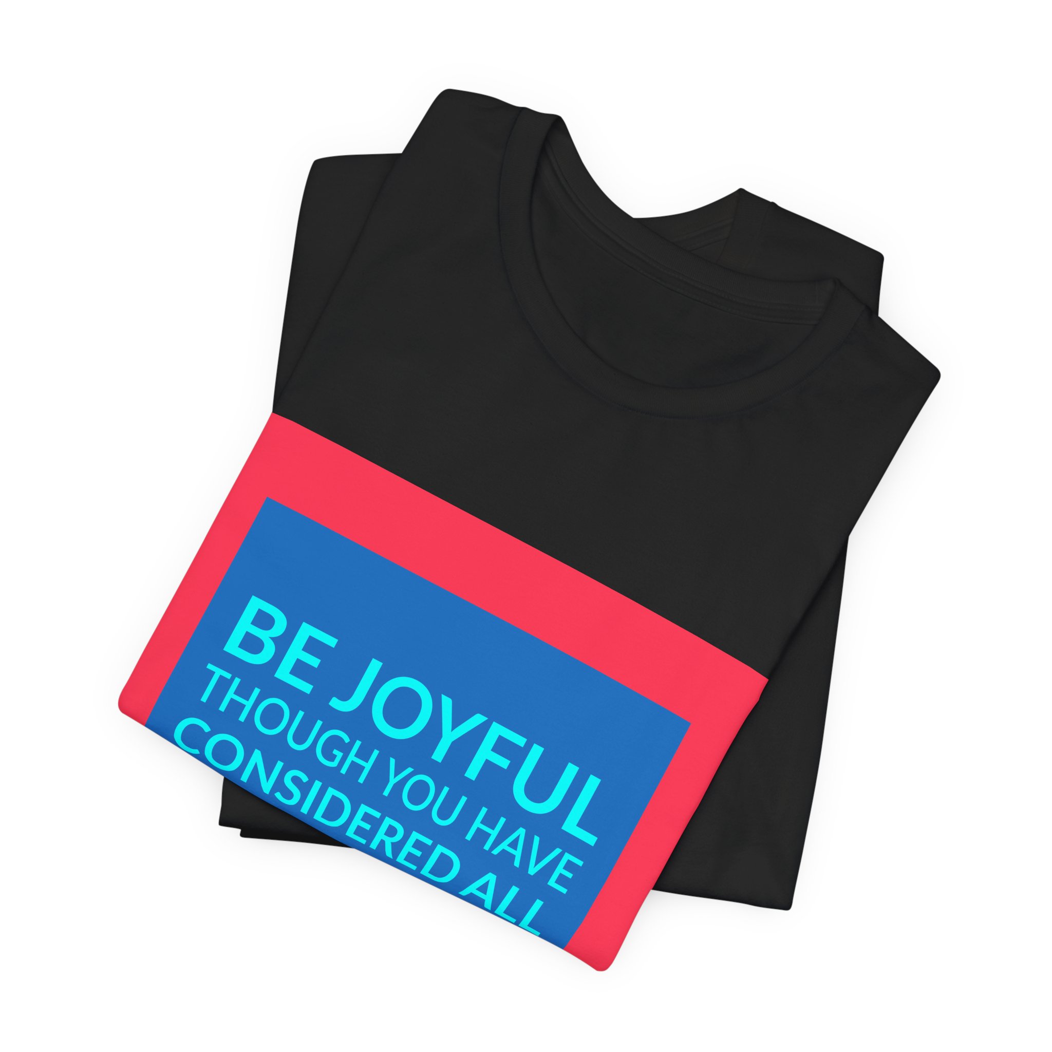 'Be Joyful Though You Have' — Wendell Berry Quote Tee | RQuéV Black-on-White Statement Shirt — Classic Tee - Image 4
