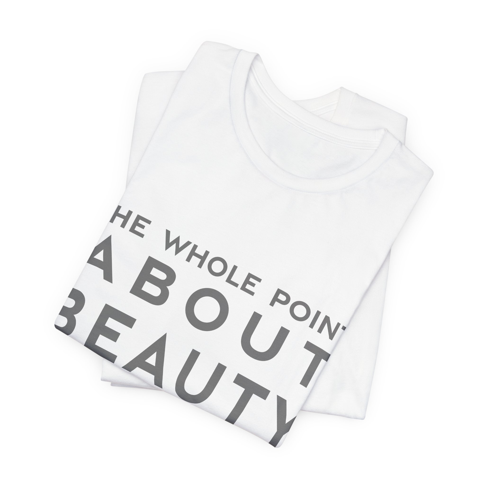 'The Whole Point About Beauty' — Diane von Fürstenberg Quote Tee | RQuéV Black-on-White Statement Shirt — Classic Tee - Image 8