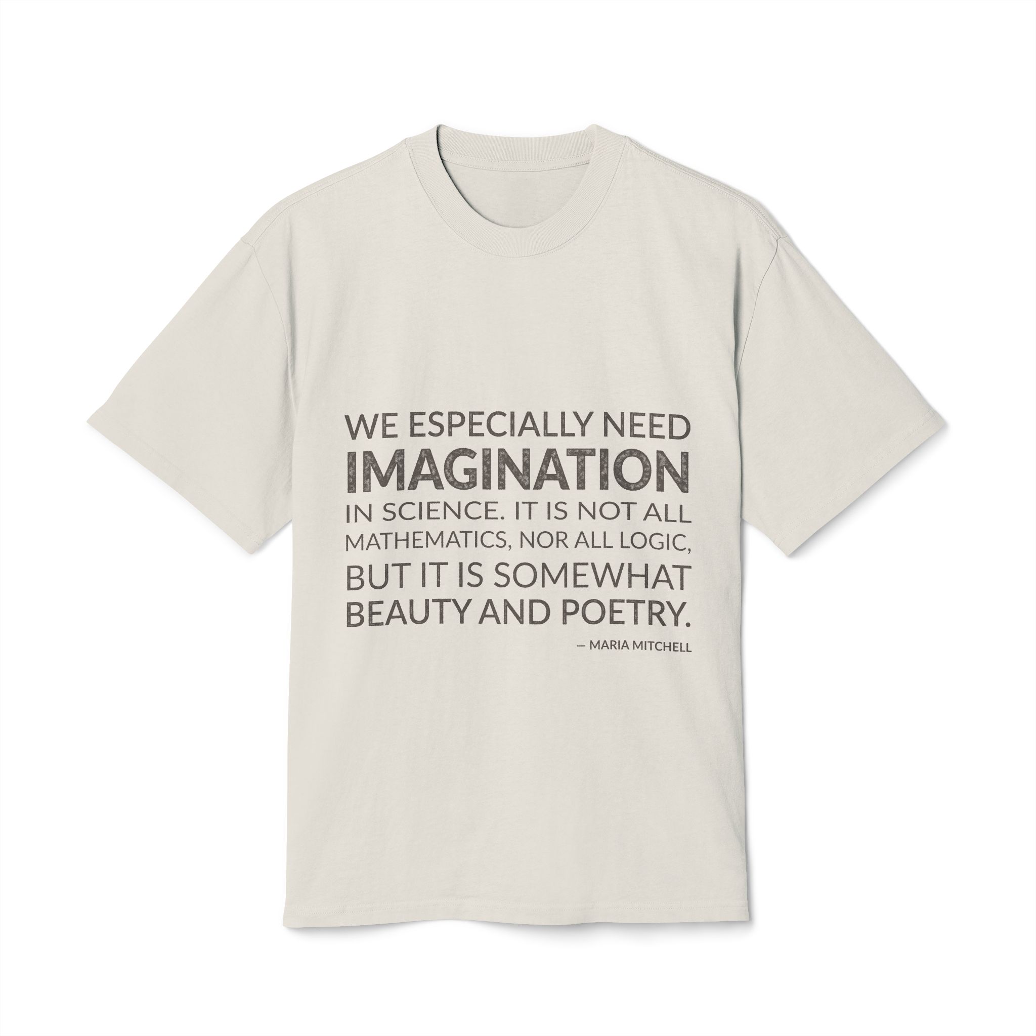 'We especially need imagination in science. It is not all mathematics, nor all logic, but it is somewhat beauty and poetry.'