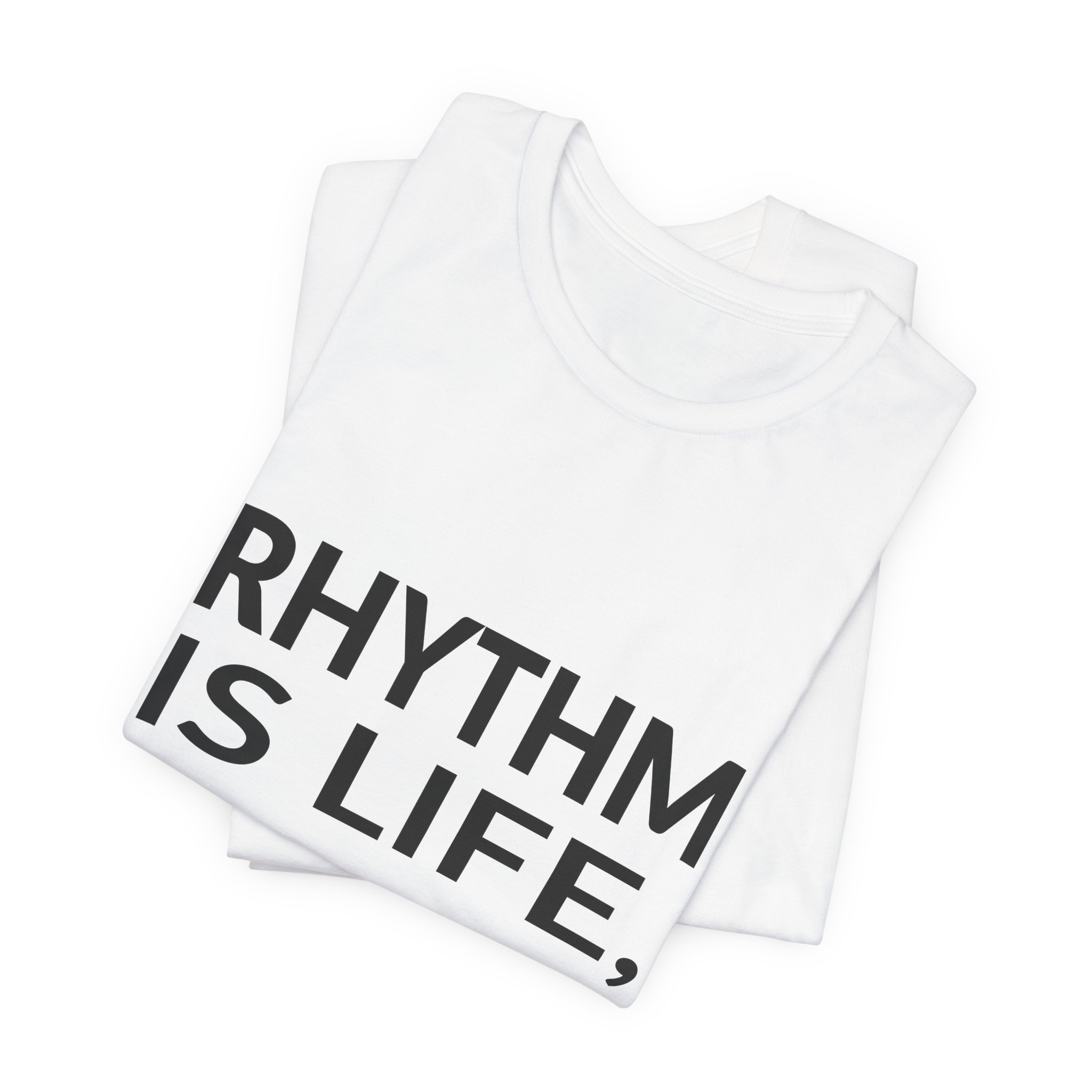'Rhythm is Life, the Space' — Cecil Taylor Quote Tee | RQuéV Typographic Statement Tee — Classic Tee - Image 7