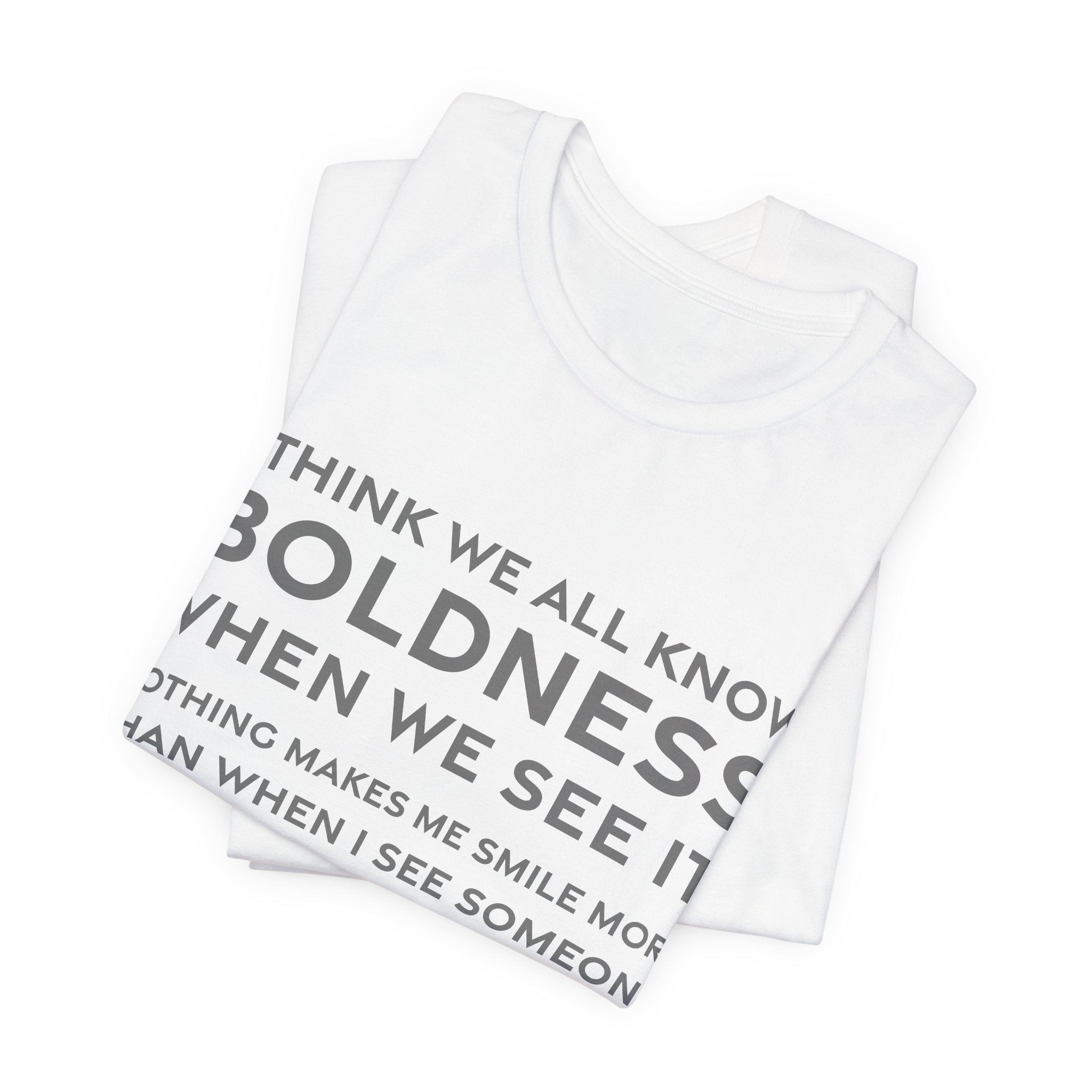 'I Think We All Know' — Angelina Jolie Quote Tee | RQuéV Black-on-White Literary Tee — Classic Tee - Image 6