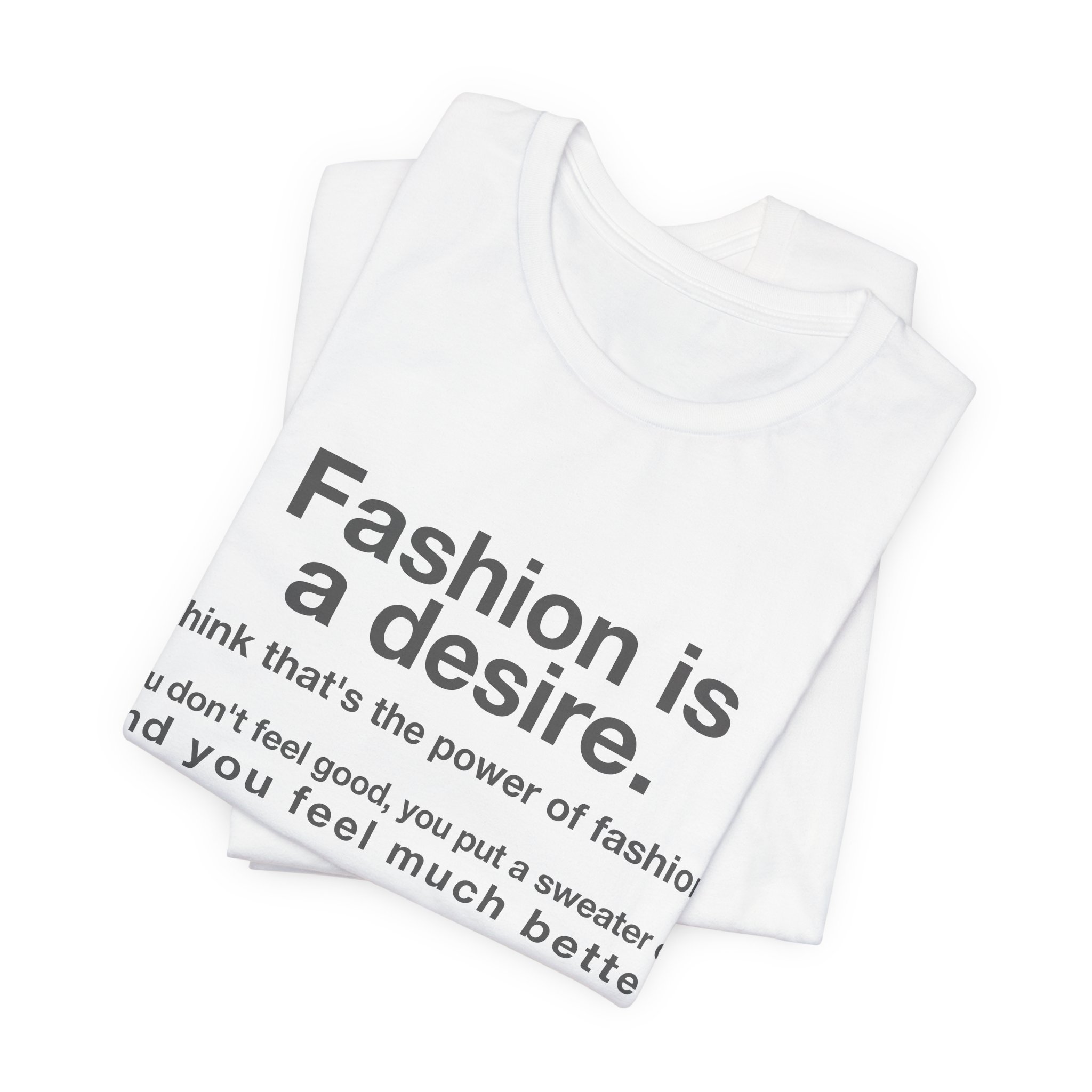 'Fashion is a Desire' — Dries Van Noten Quote Tee | RQuéV Black-on-White Statement Shirt — Classic Tee - Image 8