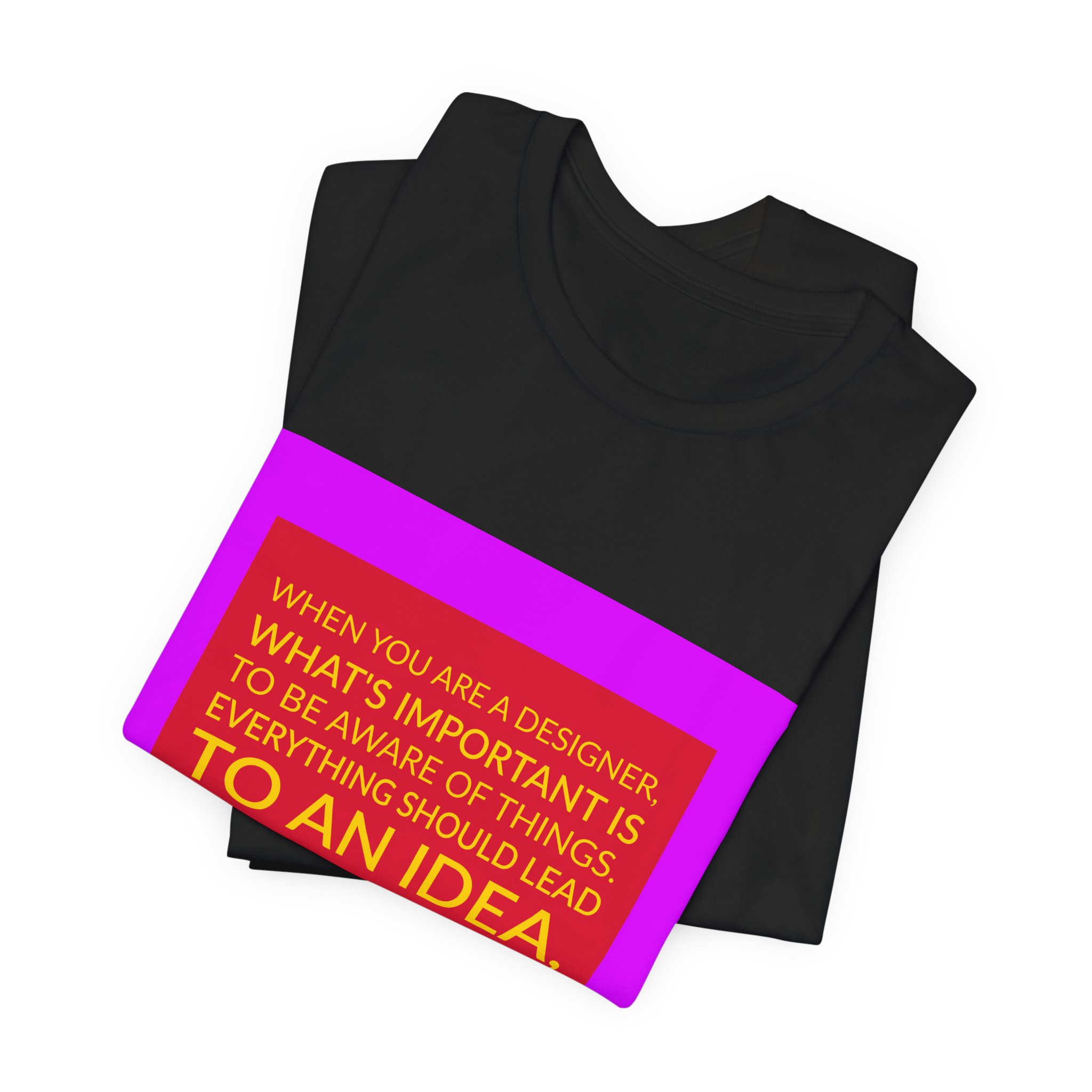 'When You Are a Designer,' — Hubert de Givenchy Quote Tee | Wear Words Typographic Statement Tee — Classic Tee - Image 8