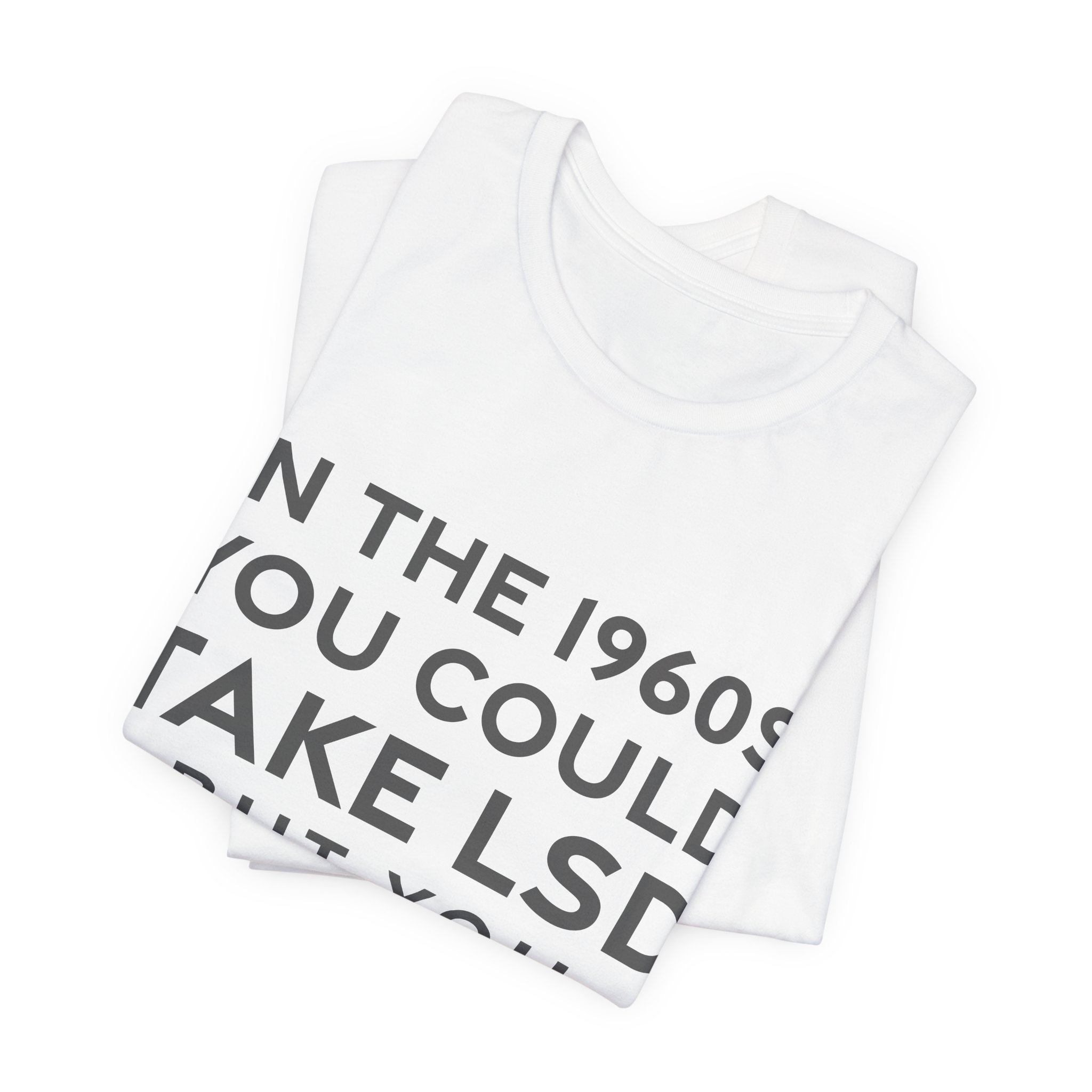 'In the 1960s You Could' — Betsey Johnson Quote Tee | RQuéV Black-on-White Literary Tee — Classic Tee - Image 4