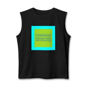 'Making the Simple Complicated is' — Charles Mingus Quote Tee | Wear Words Typographic Statement Tee — Muscle Tank