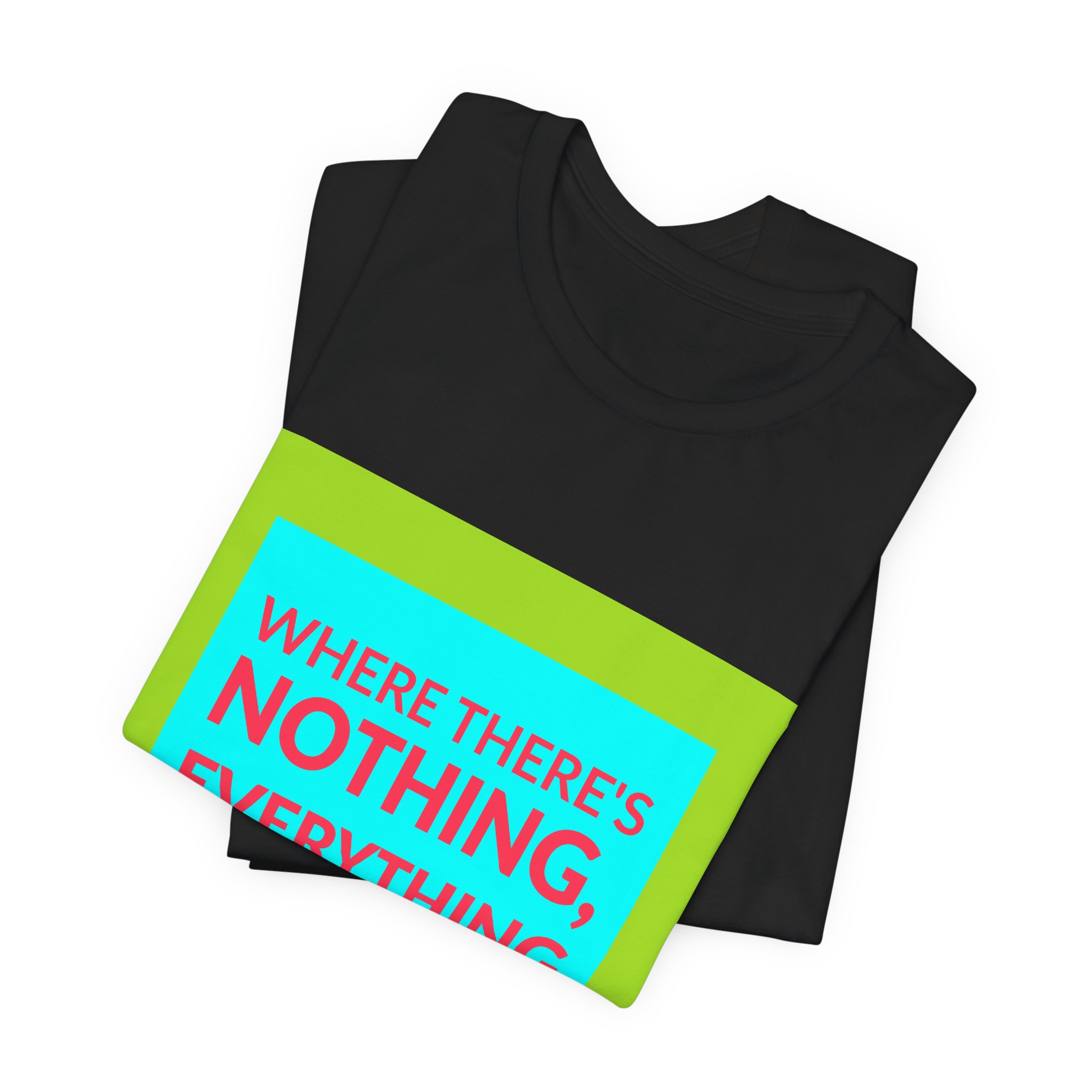 'Where There's Nothing, Everything is Possible' — Rem Koolhaas Quote Tee | RQuéV Black-on-White Statement Shirt — Classic Tee - Image 3