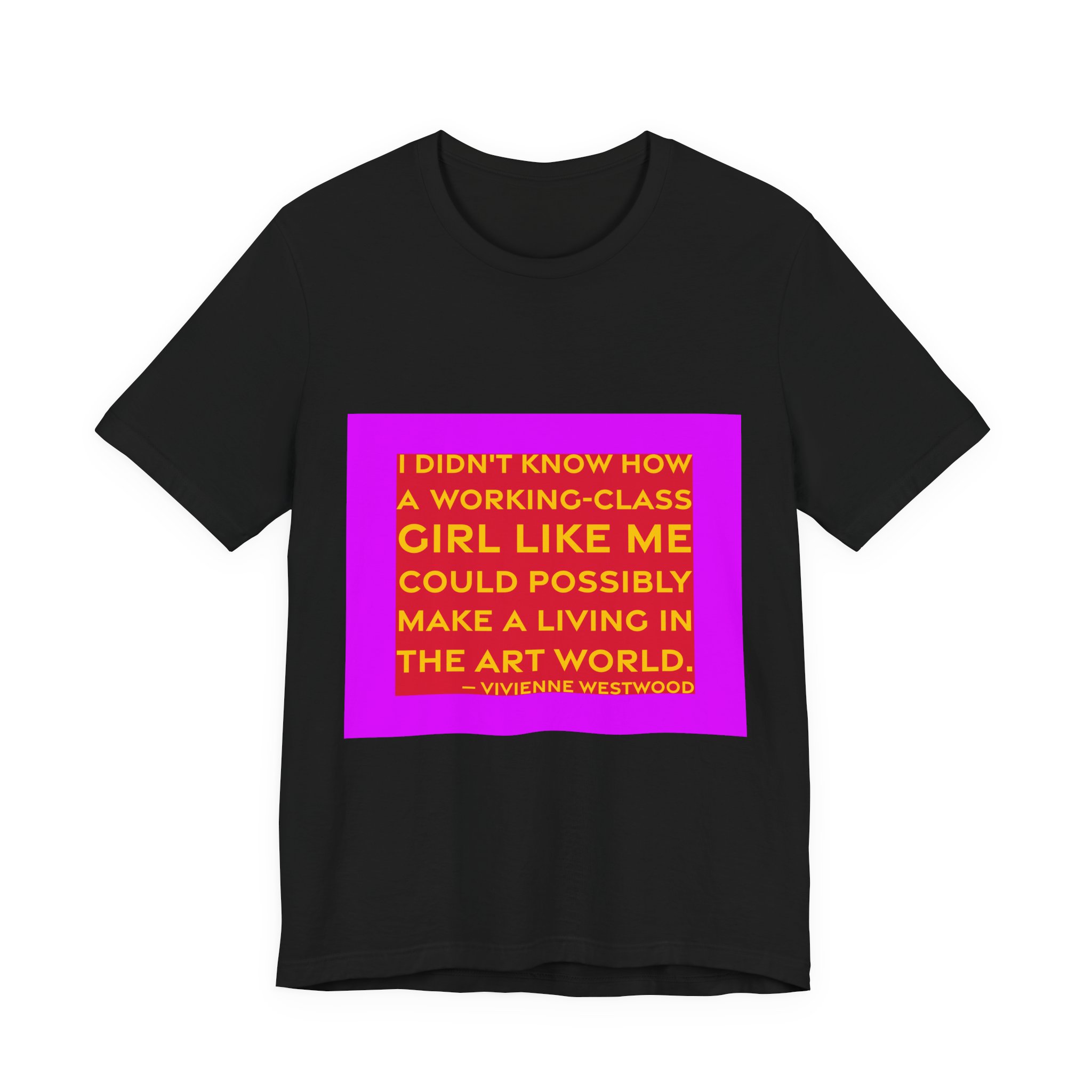 'I Didn't Know How a' — Vivienne Westwood Quote Tee | RQuéV Black-on-White Statement Shirt — Classic Tee - Image 7