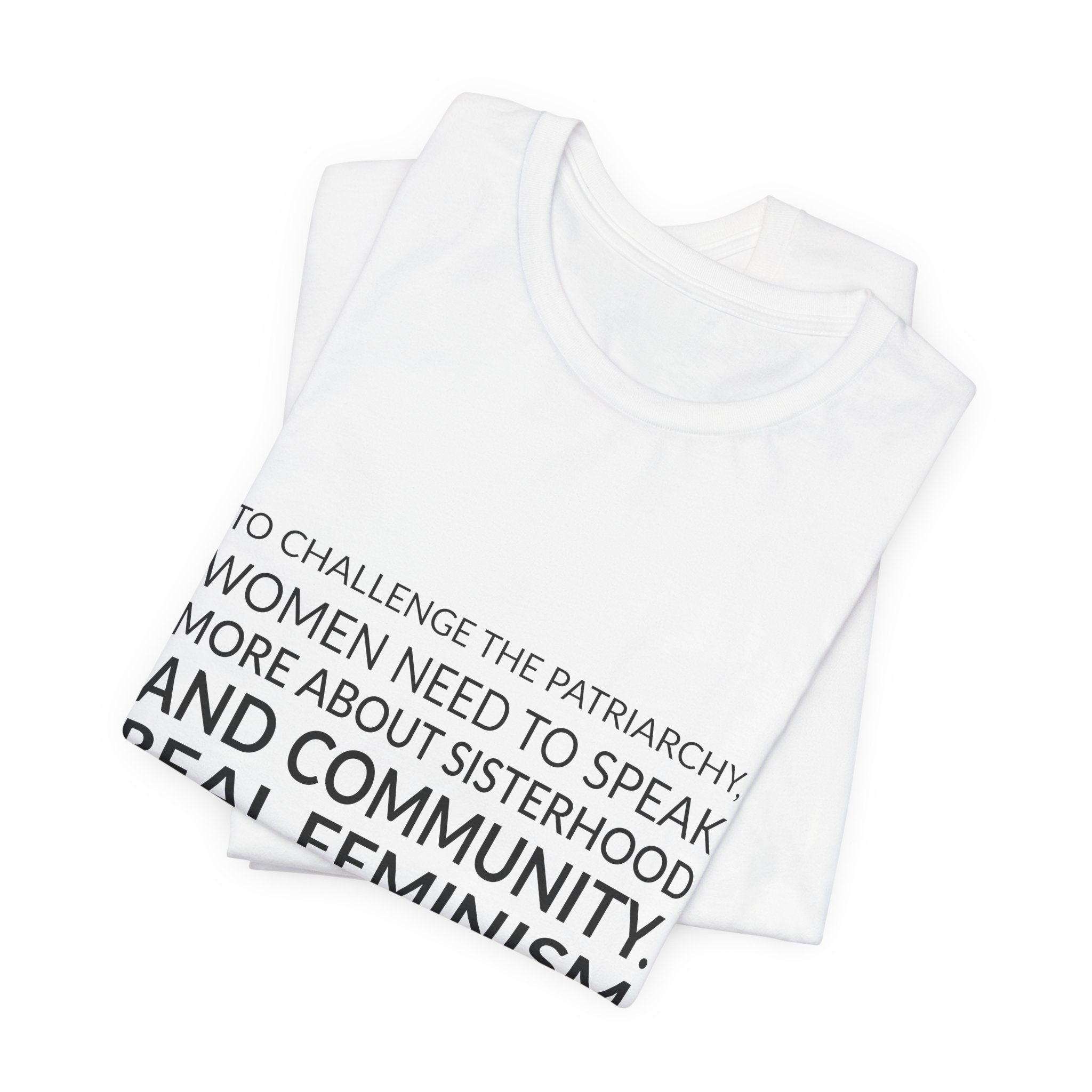 'To Challenge the Patriarchy, Women' — Maria Grazia Chiuri Quote Tee | Wear Words Typographic Statement Tee — Classic Tee - Image 2