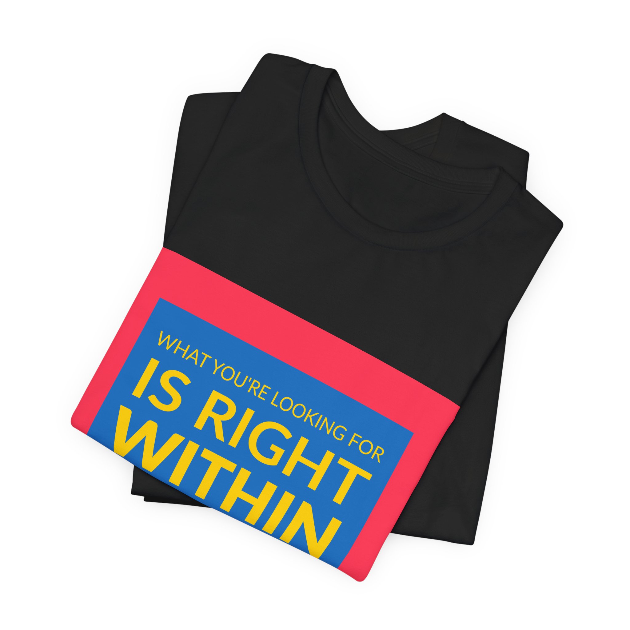 'What You're Looking for is' — Saki Mafundikwa Quote Tee | RQuéV Black-on-White Statement Shirt — Classic Tee - Image 8