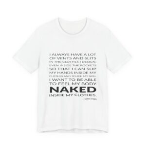 'I Always Have a Lot' — Sonia Rykiel Quote Tee | Wear Words Black-on-White Literary Tee — Classic Tee
