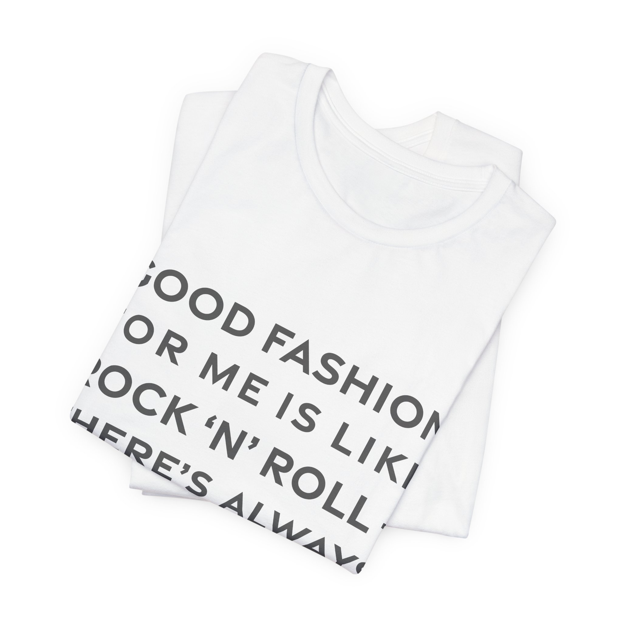'Good Fashion for Me is' — Ann Demeulemeester Quote Tee | RQuéV Typographic Statement Tee — Classic Tee - Image 6