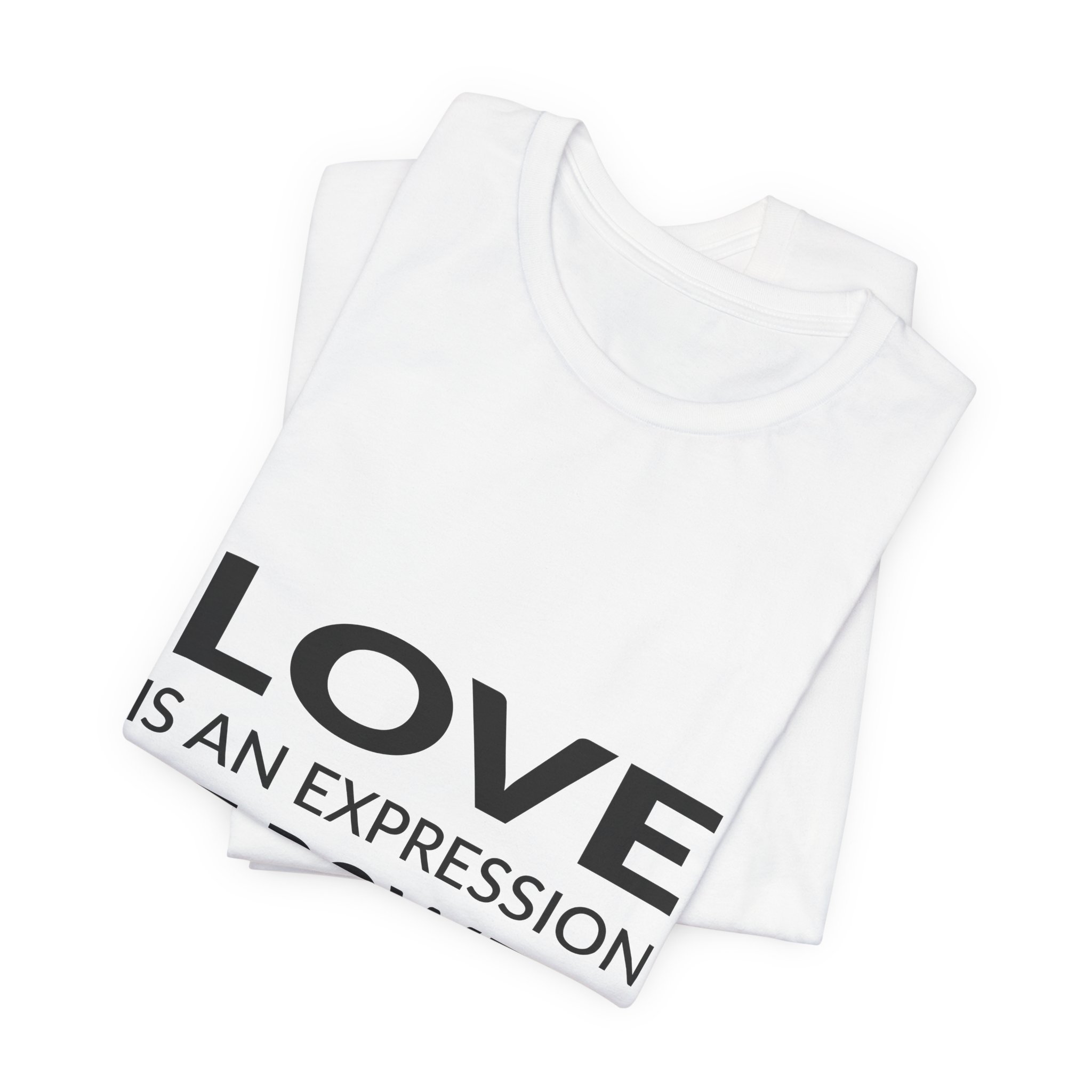 'Love is an Expression of Power' — Ericka Huggins Quote Tee | Wear Words Typographic Statement Tee — Classic Tee - Image 5