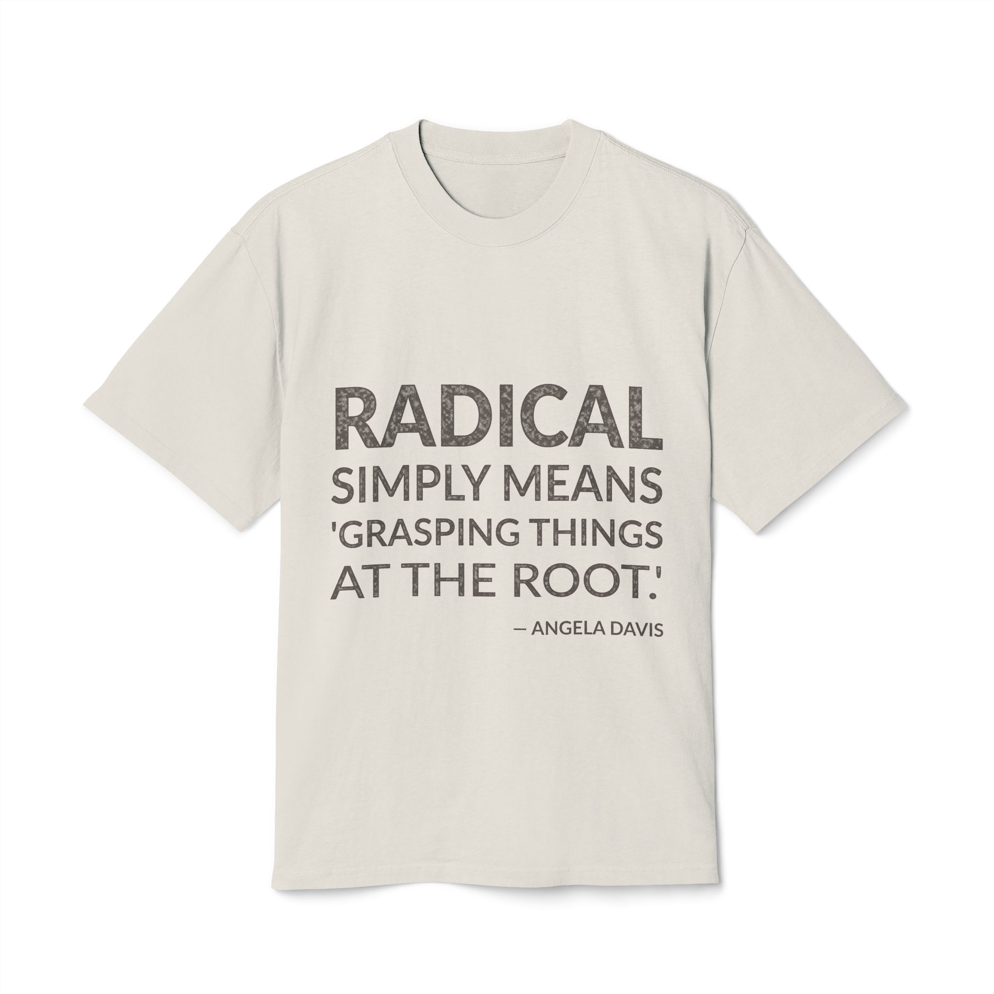 'Radical simply means 'grasping things at the root.''