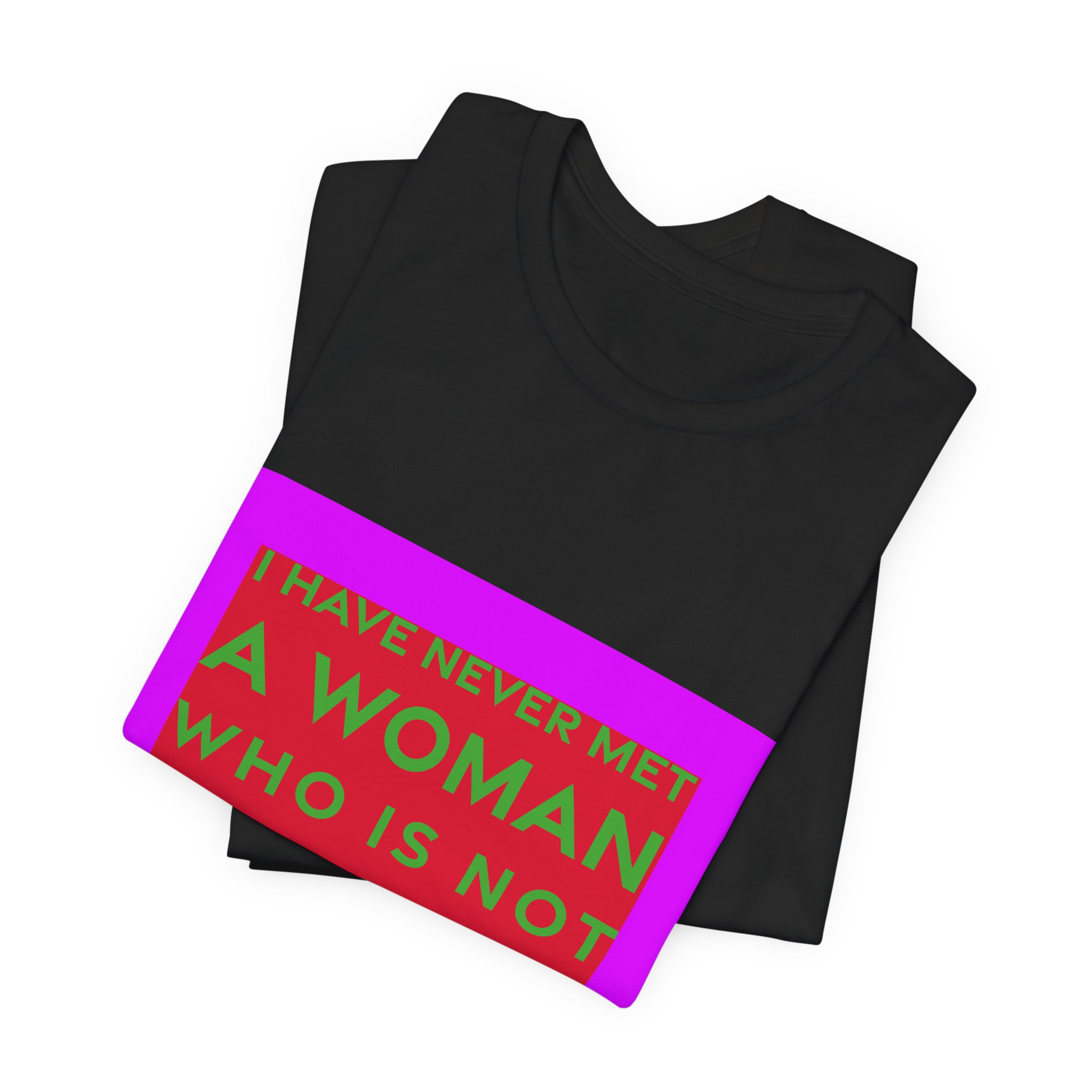 'They Don't Exist' — Diane von Fürstenberg Quote Tee | RQuéV Typographic Statement Tee — Classic Tee - Image 4