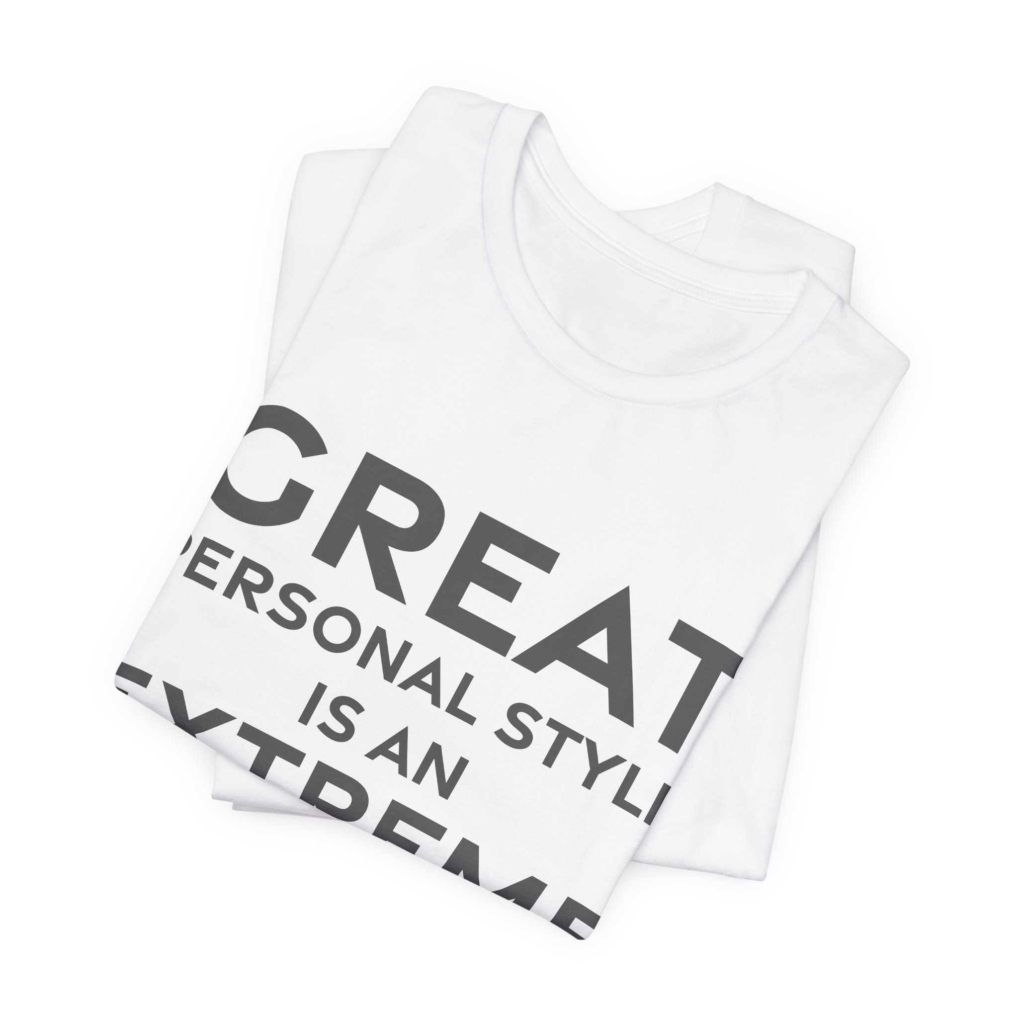 'Great Personal Style is an' — Iris Apfel Quote Tee | RQuéV Typographic Statement Tee — Classic Tee - Image 3