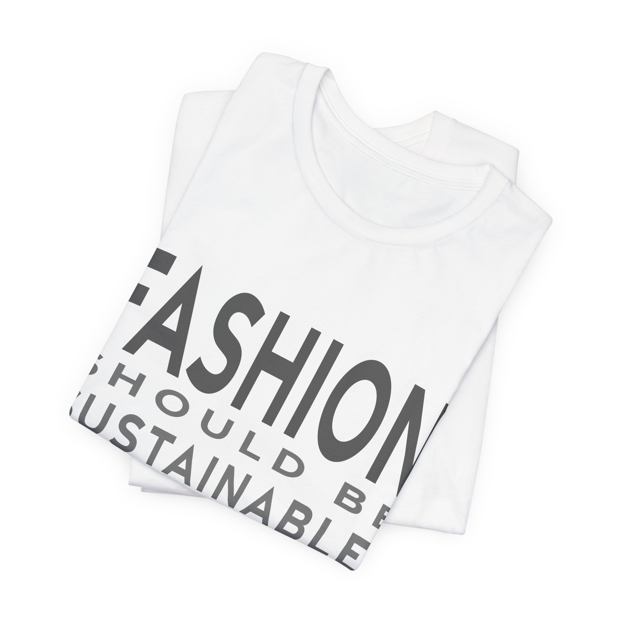 'Fashion Should Be Sustainable, Both' — Martin Margiela Quote Tee | RQuéV Black-on-White Literary Tee — Classic Tee - Image 6